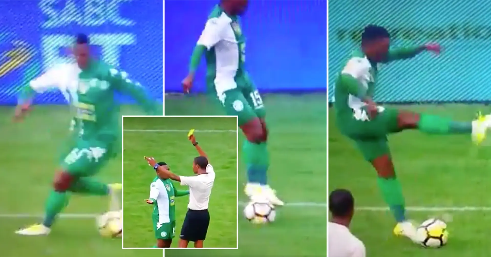 South African player disrespects opponents with four tricks in a row, screams at referee after being booked