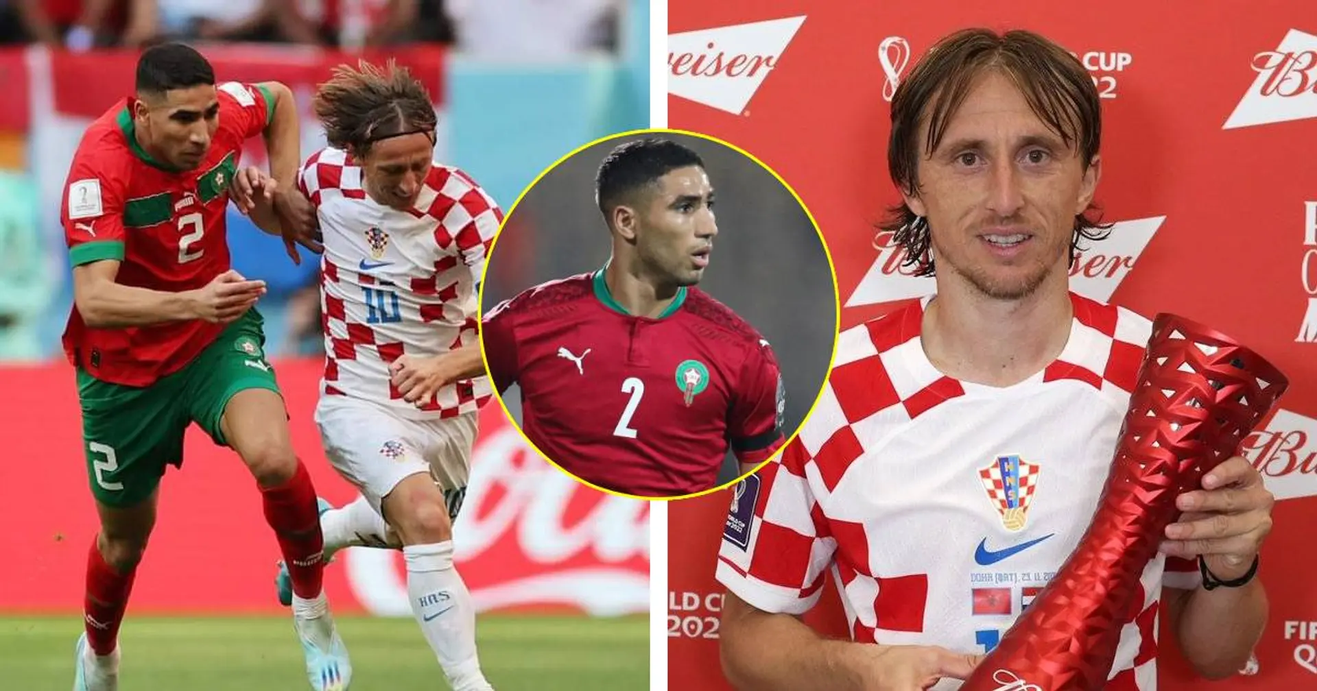"Il a pocket Modric tout le long" : les fans en désaccord sur l'Homme du match Maroc vs Croatie