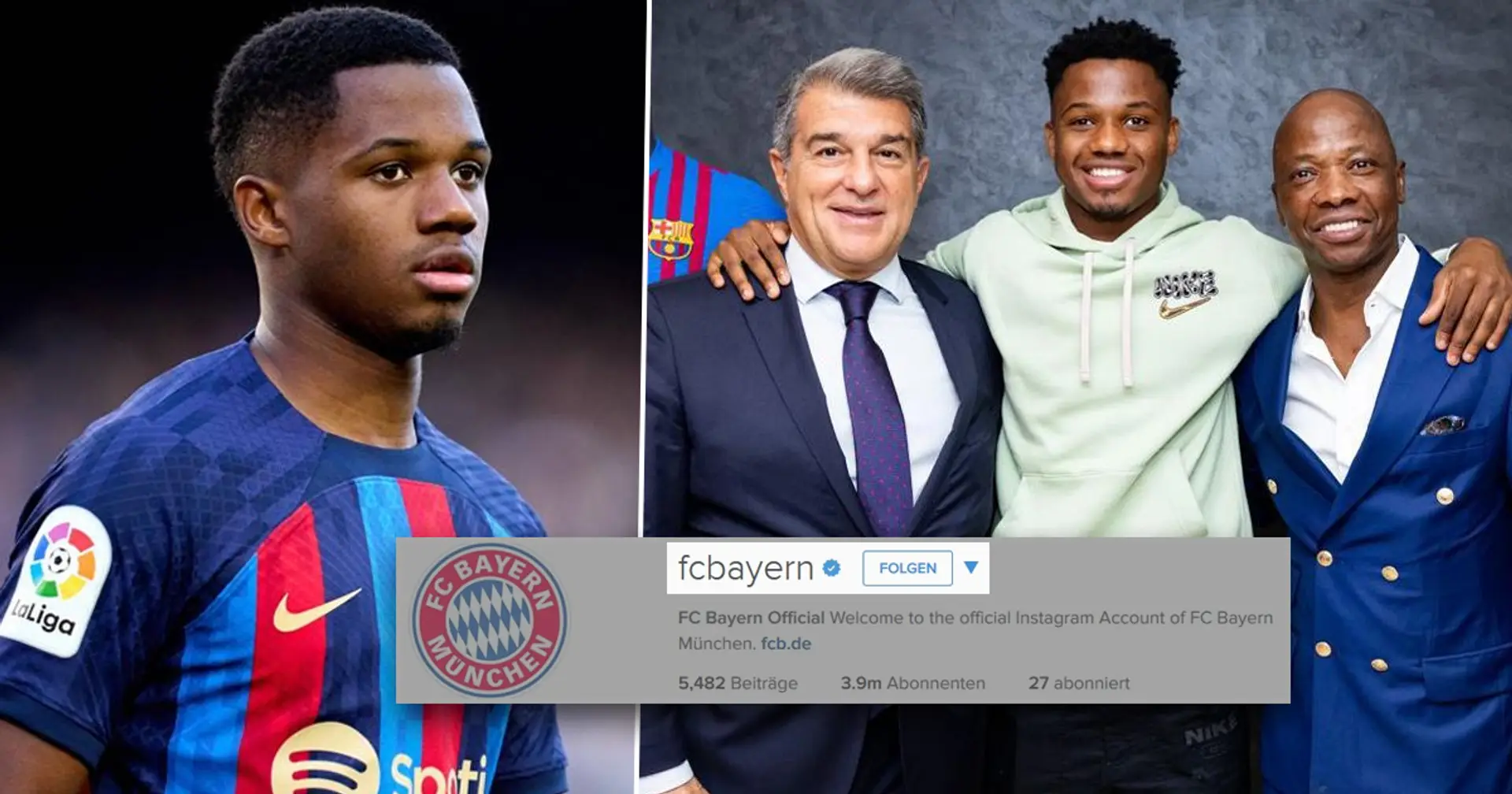 Vater von Ansu Fati attackiert Barcas Vereinsführung und folgt FC Bayern auf Instagram - was ist da los?