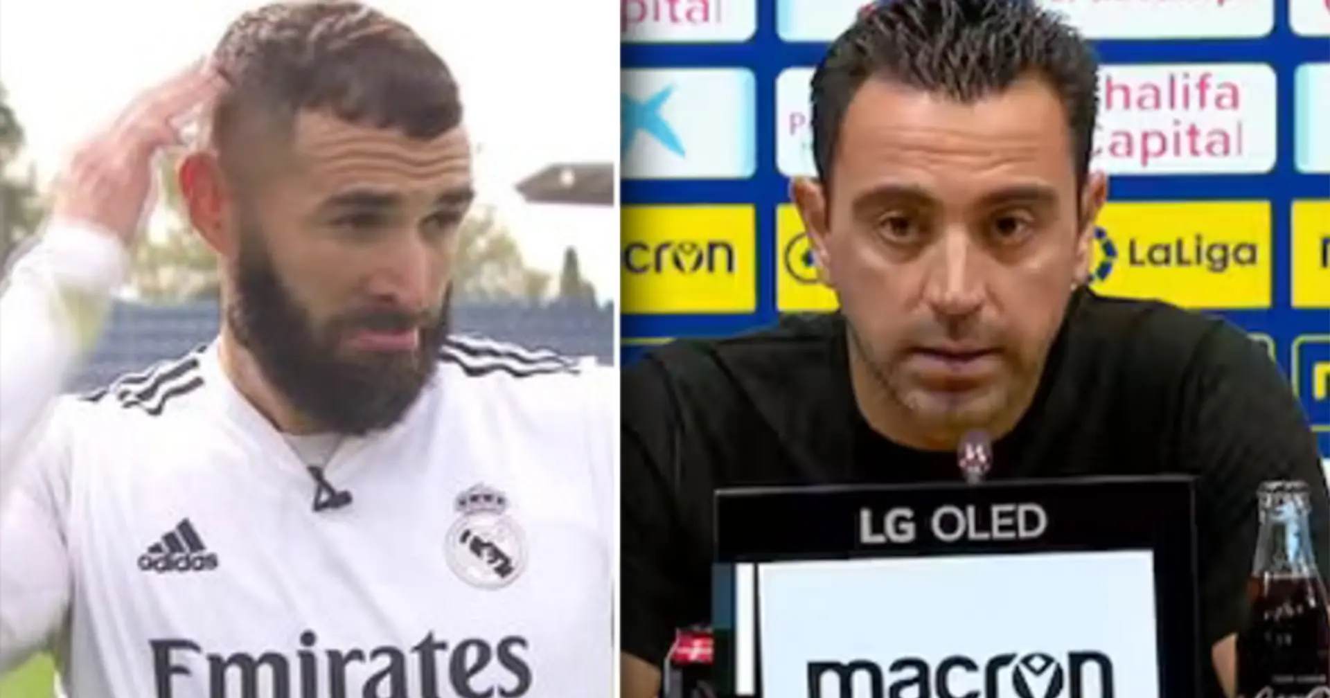 Xavi sends Benzema hidden message and 2 more big stories you might've missed