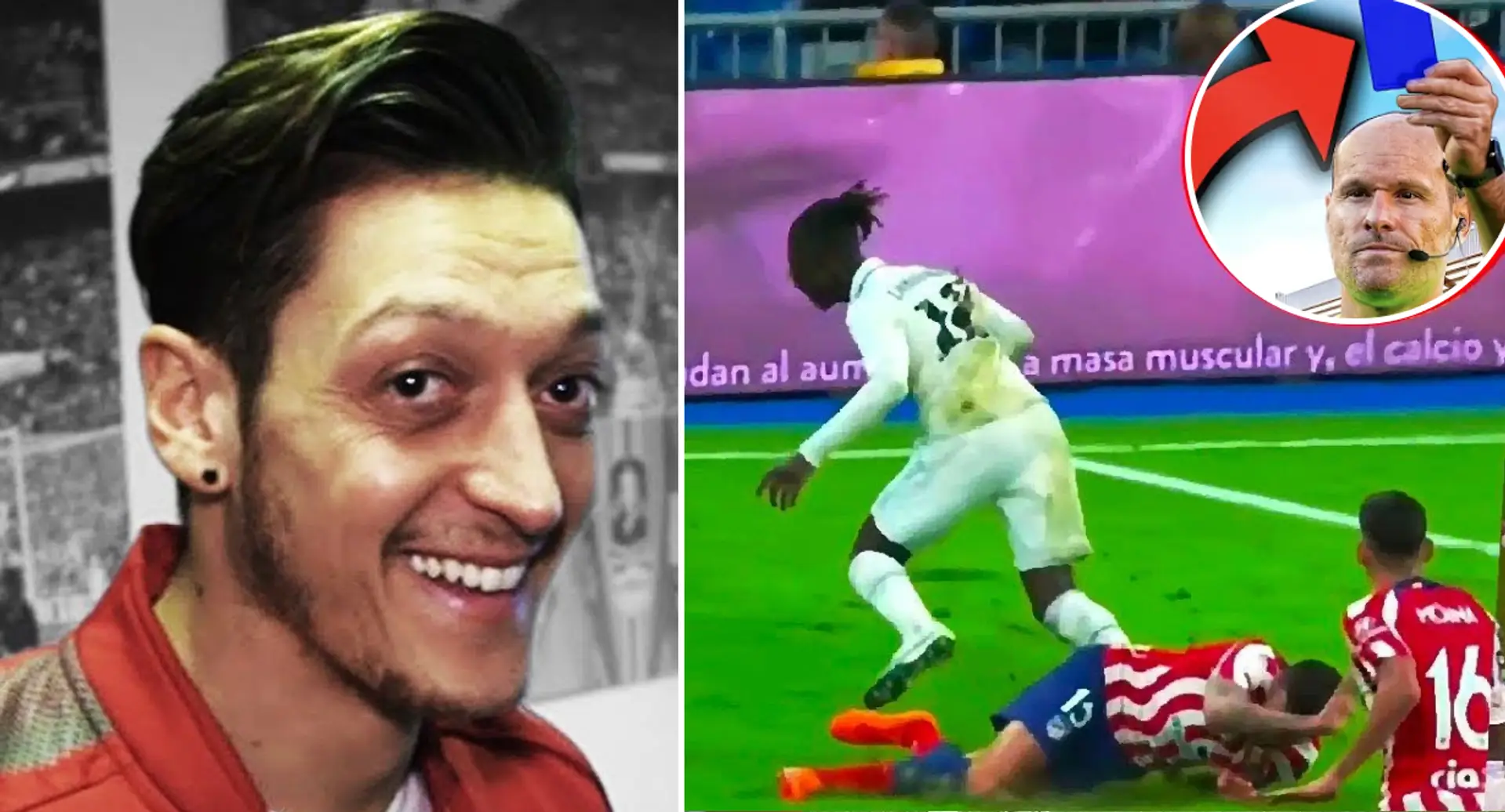 Mesut Ozil throws hilarious jab at Atletico amid blue card introduction