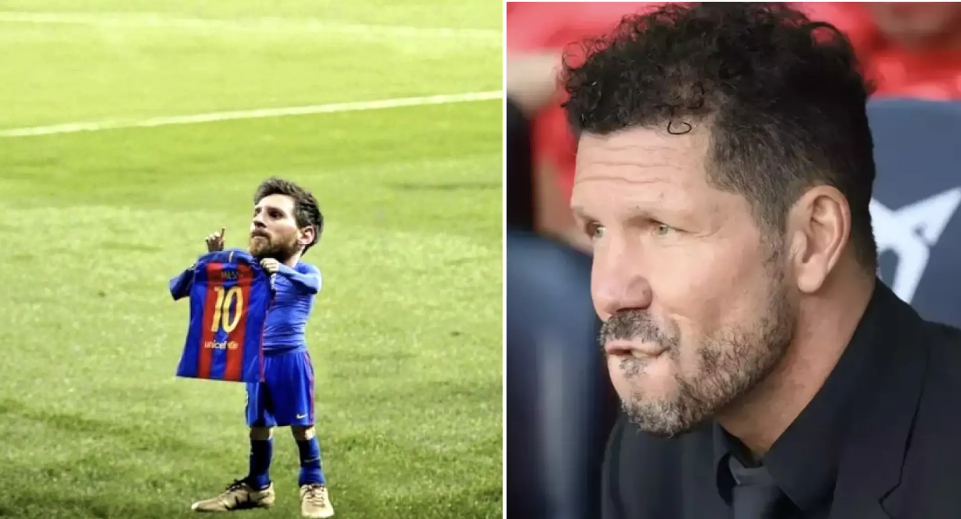 Simeone used to call Messi 'a dwarf' to make him less scary for Atletico players