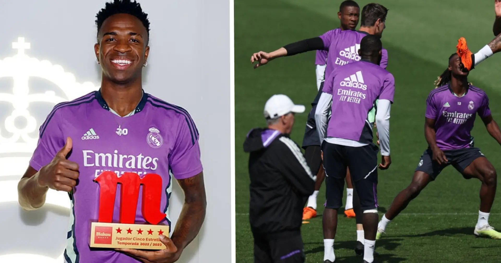 Fresh fitness update on Vinicius as Real Madrid train for final game of season