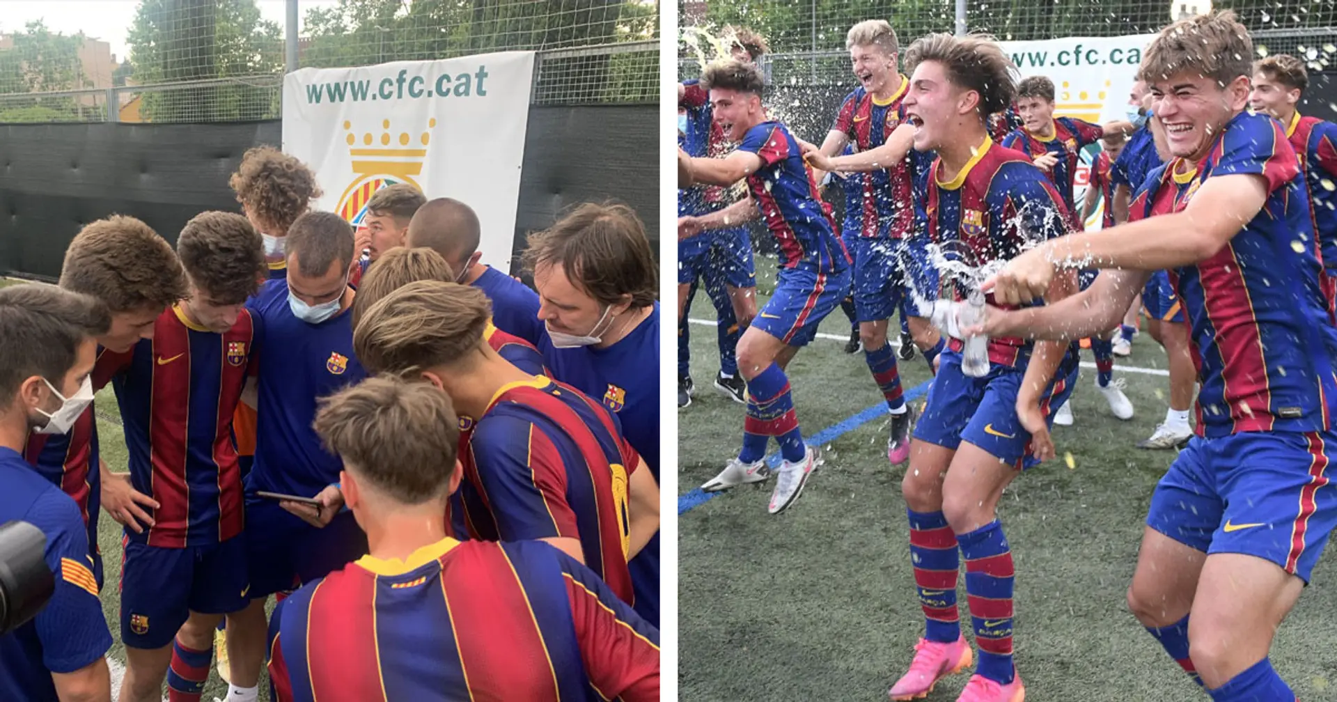 Story of the day: Barca U18 win league title on last day with 14 players missing due to Covid-19, learn news via Internet