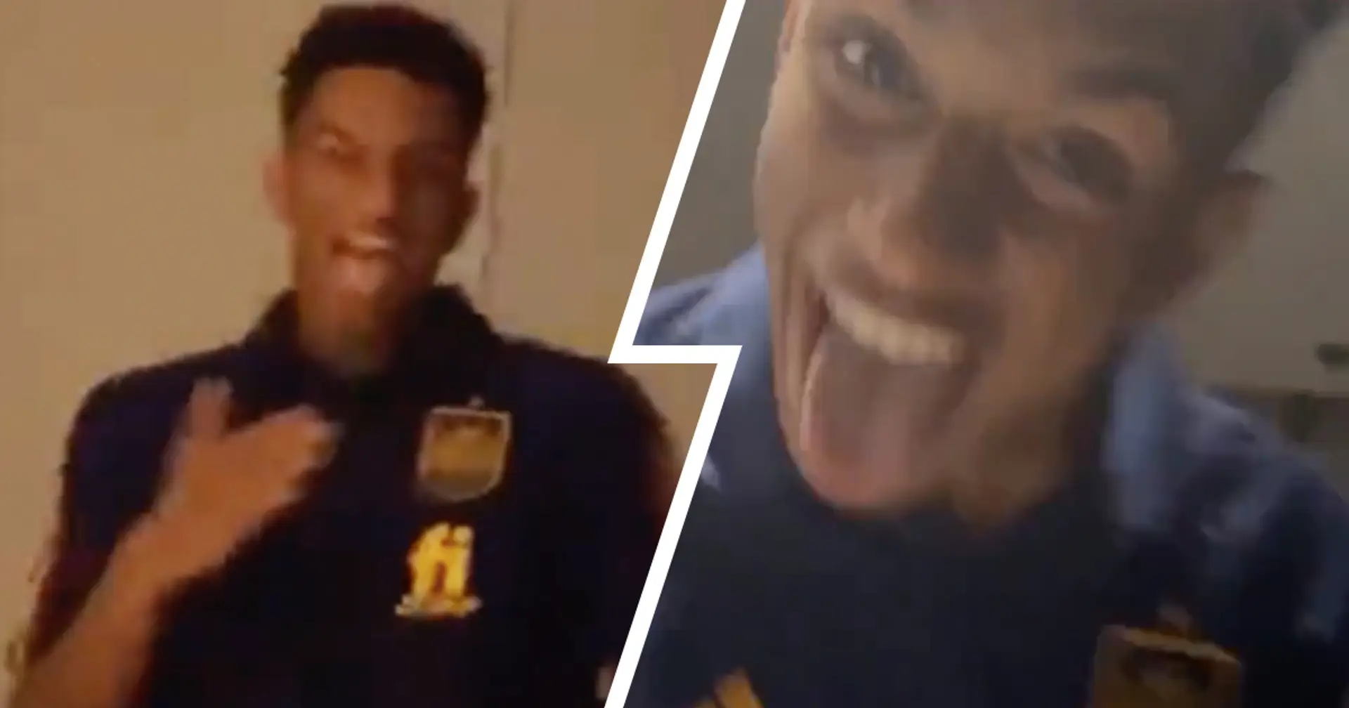 Balde's wild reaction to World Cup call-up filmed by his friend