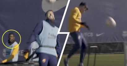 Puig sends Pique whirling on his a**, Pedri header and more: 10 best episodes from Barca training