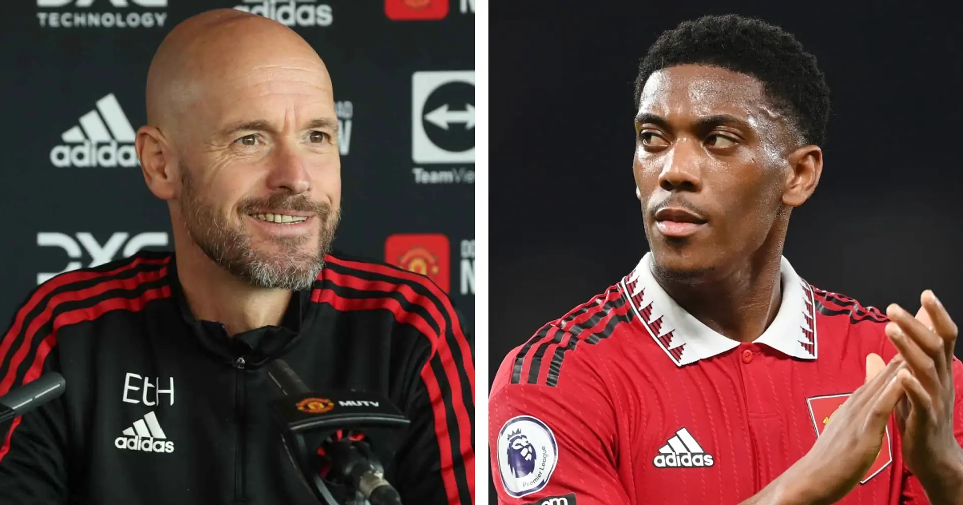 'In my way of playing I like the type': Ten Hag on Martial's form 
