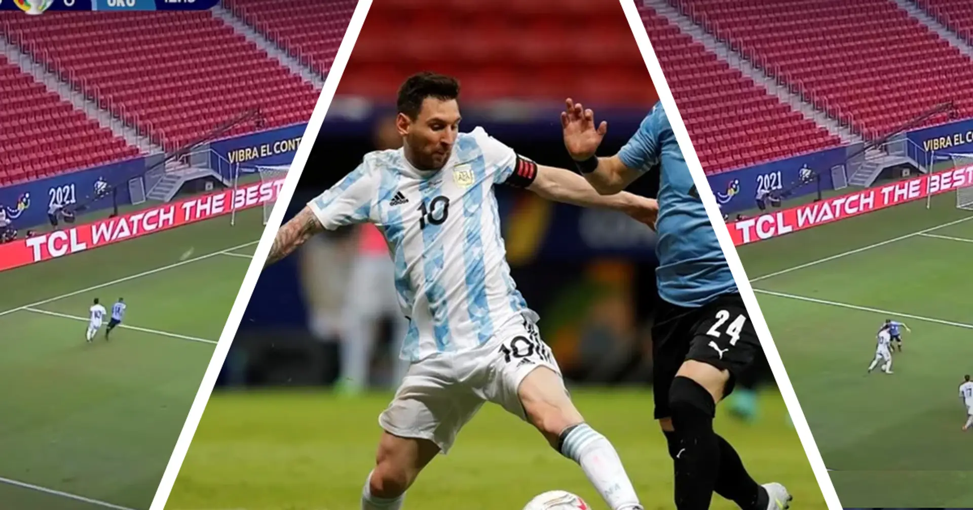 Un fantástico Leo Messi asiste en la victoria de Argentina por la mínima ante Uruguay