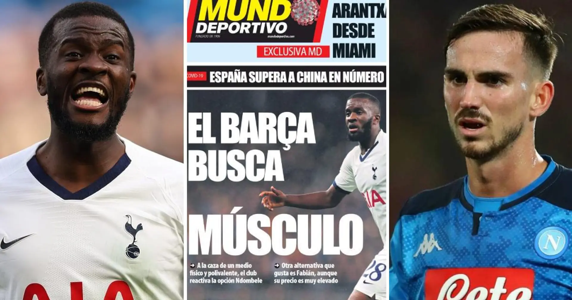 Barca beginnt angeblich die Suche nach dem neuen Mittelfeldspieler: Ndombele und Ruiz im Visier