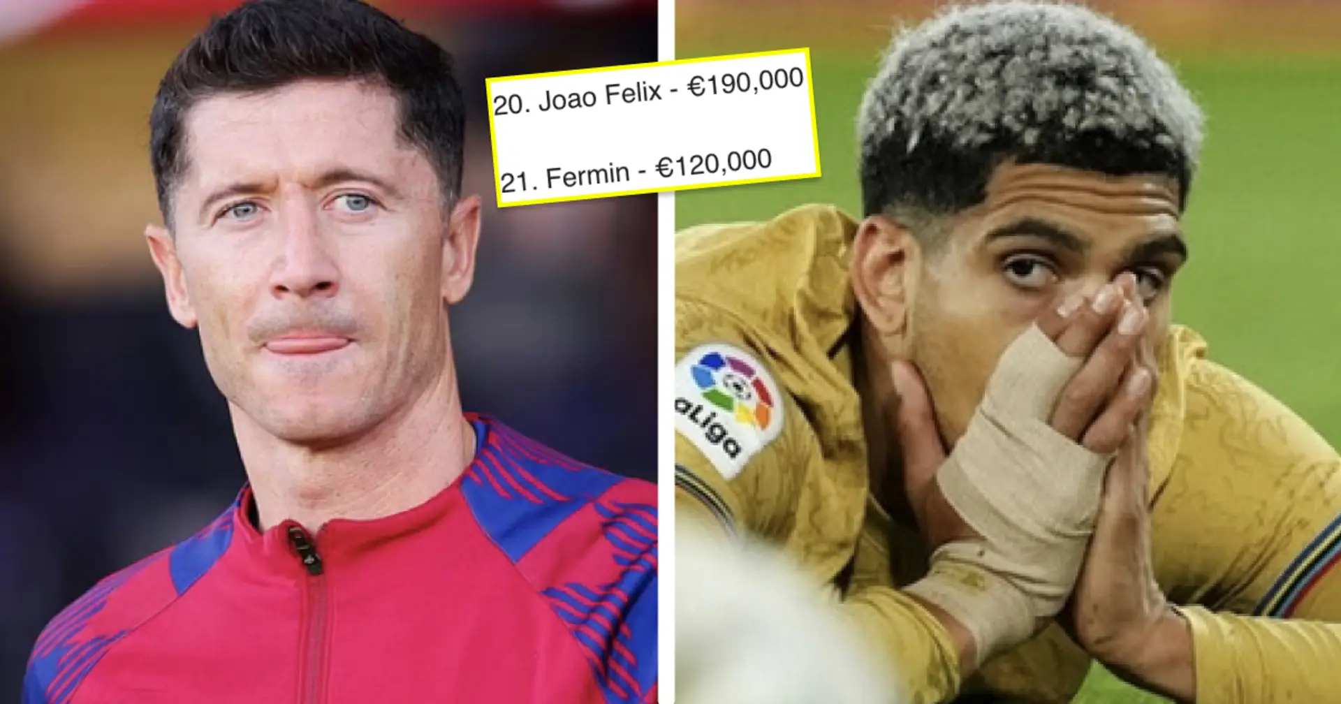 Lewandowski gets raise, Araujo not even in top 10: Barca players' wages revealed
