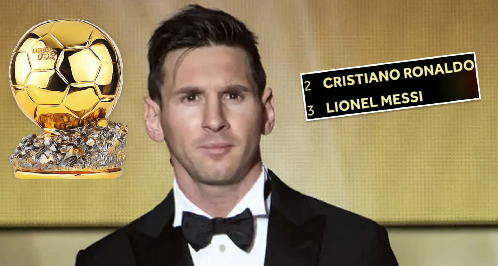 Recalling the only time Leo Messi finished 3rd in Ballon d'Or rankings