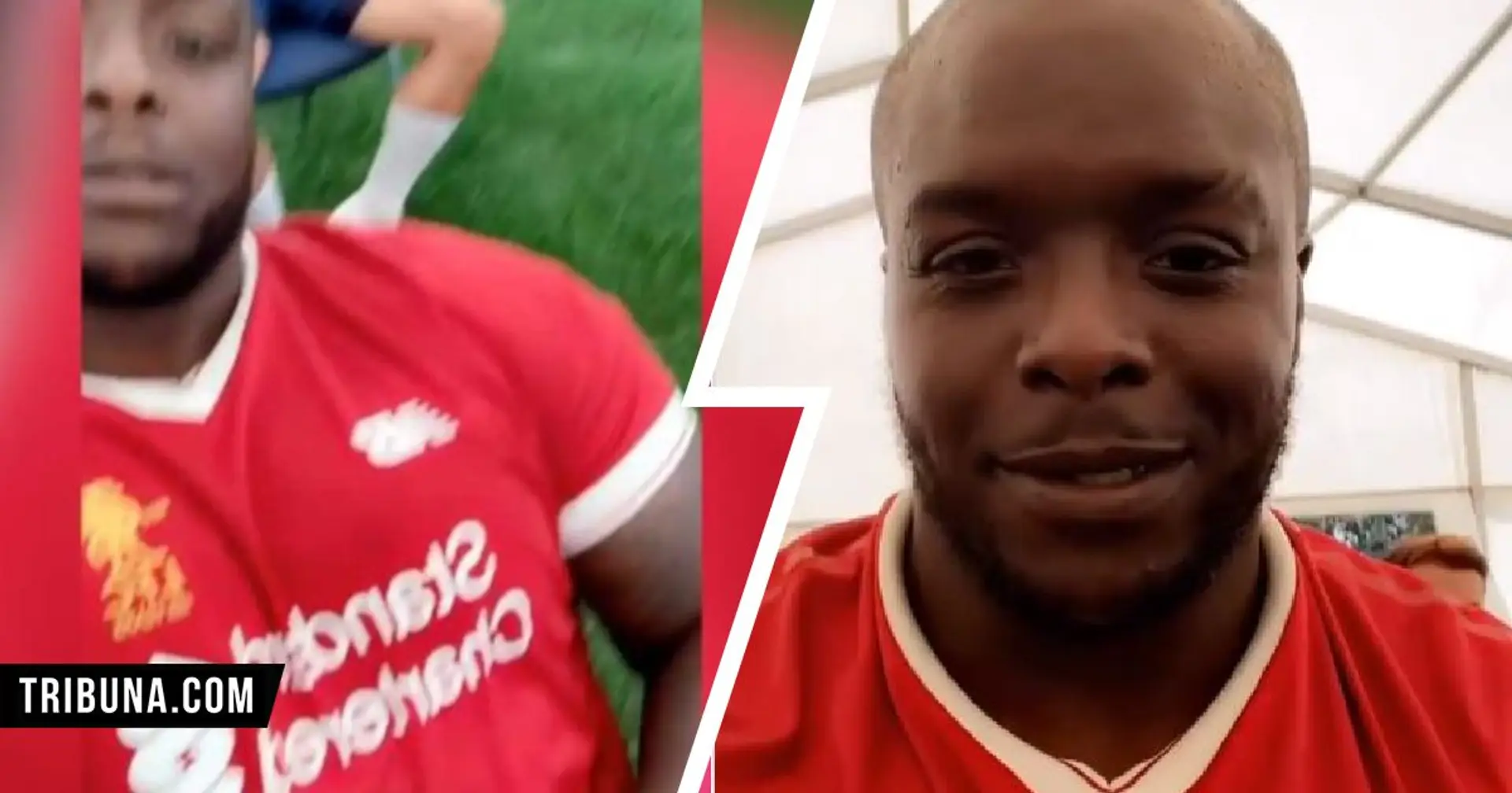 Reds fan Adebayo 'The Beast' Akinfenwa fined by Wycombe for wearing Liverpool shirt to training