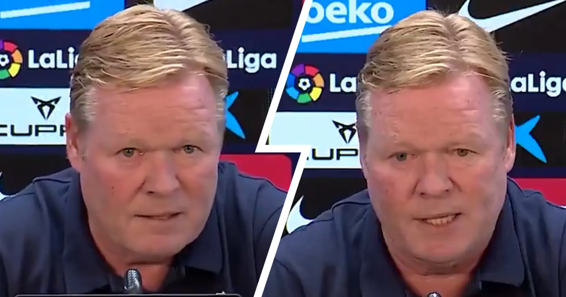 'Barca lost 8-2 to Bayern with Messi, Suarez, Griezmann': Koeman launches fiery rant on sack rumours