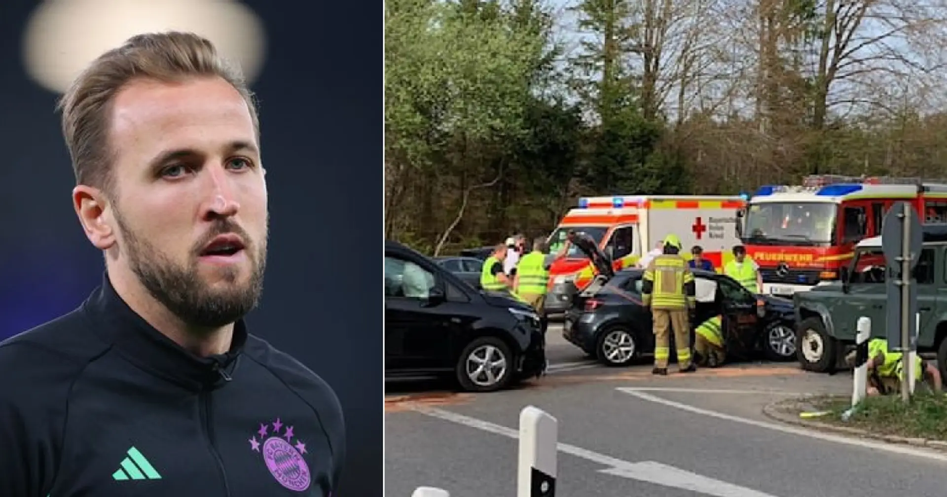 Harry Kane's 3 kids taken to hospital with minor injuries after car crash in Munich