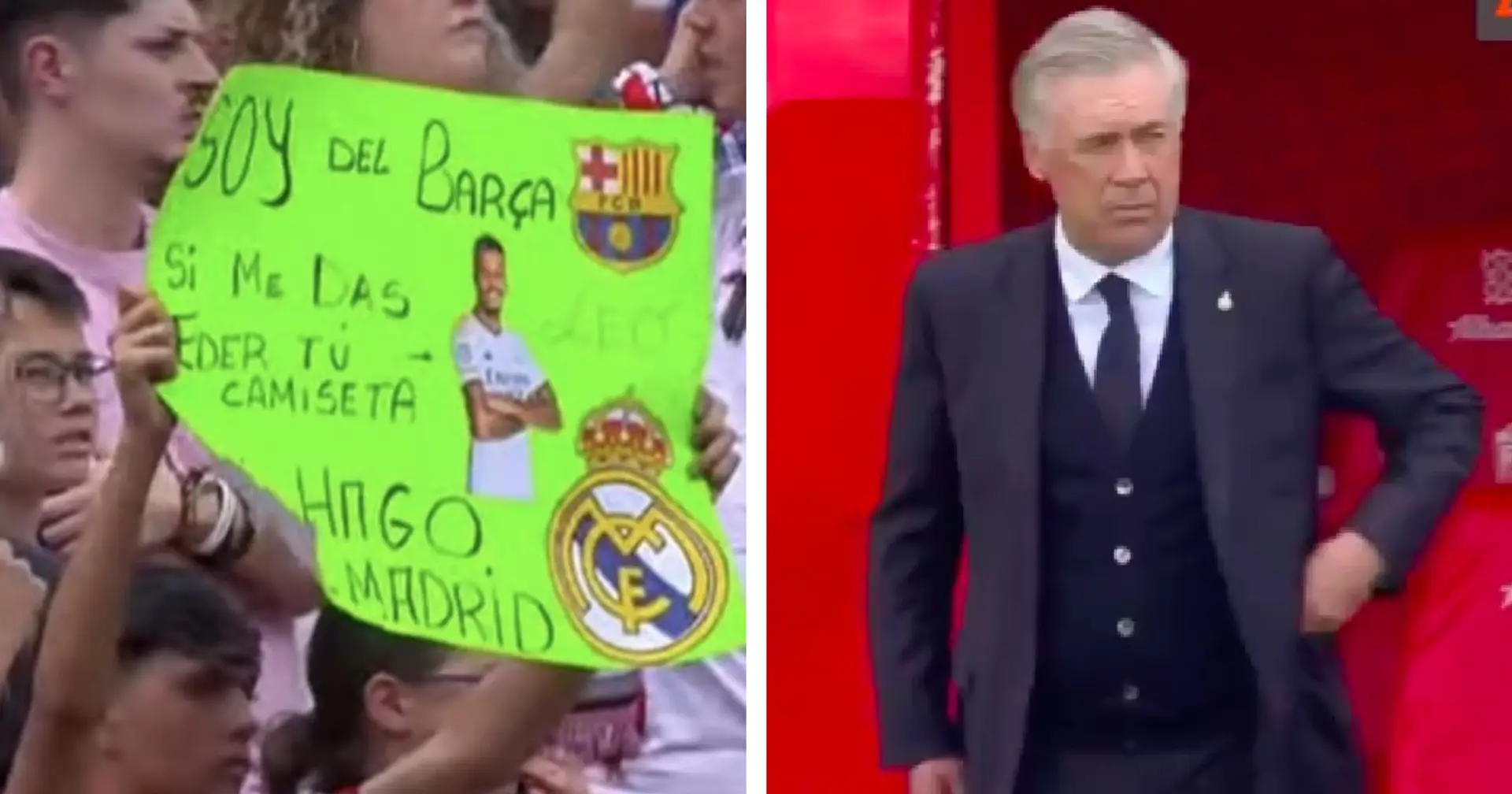 Fanático del Granada se burla del Barça con un mensaje al jugador del Real Madrid