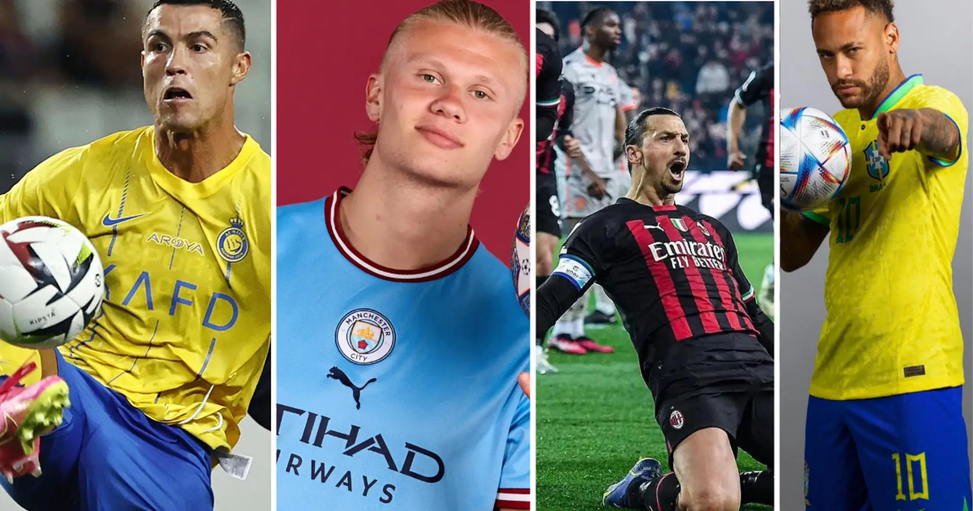 Erling Haaland, Cristiano Ronaldo, Zlatan Ibrahimovic und Neymar: Diese Stars wechselten fast zum FC Bayern