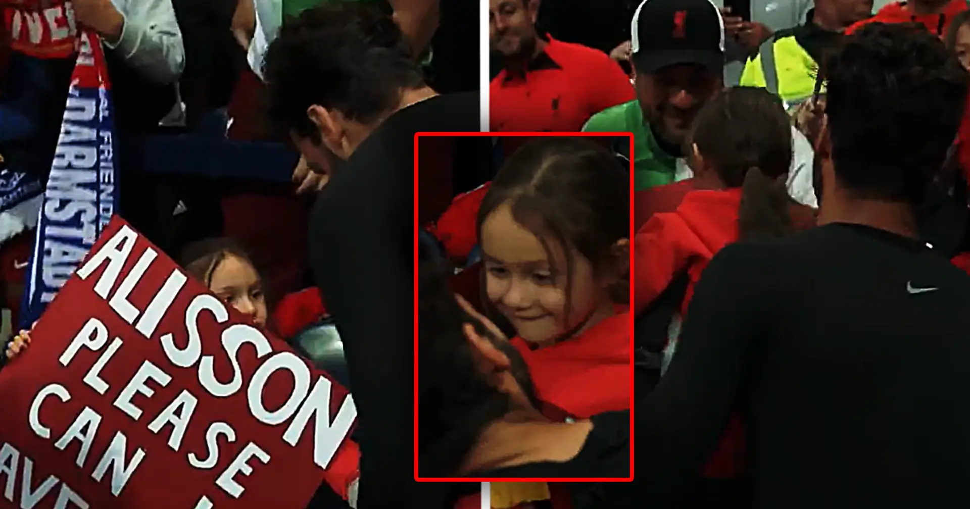 😍 Der schönste Moment des Tages: Alisson schenkt einem kleinen Fan sein Trikot