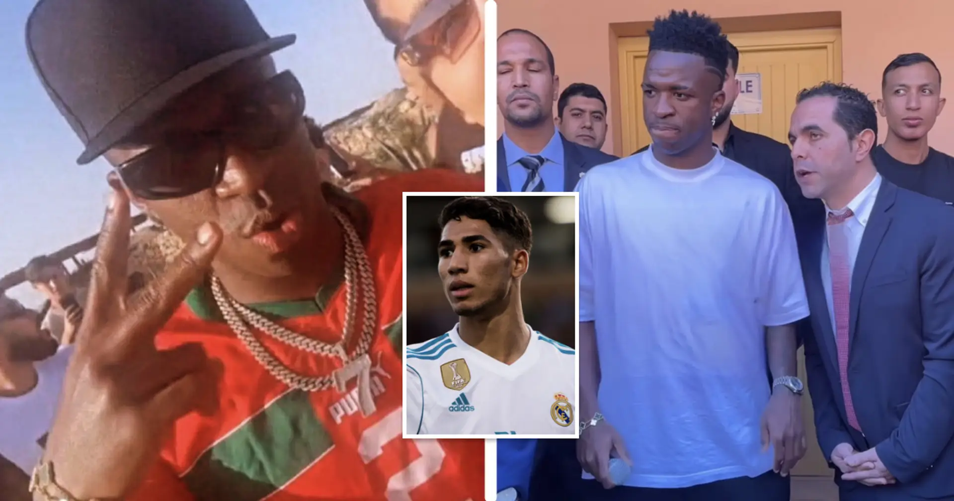 Agent Vini back at it: Brazilian spotted wearing Hakimi jersey in Morocco