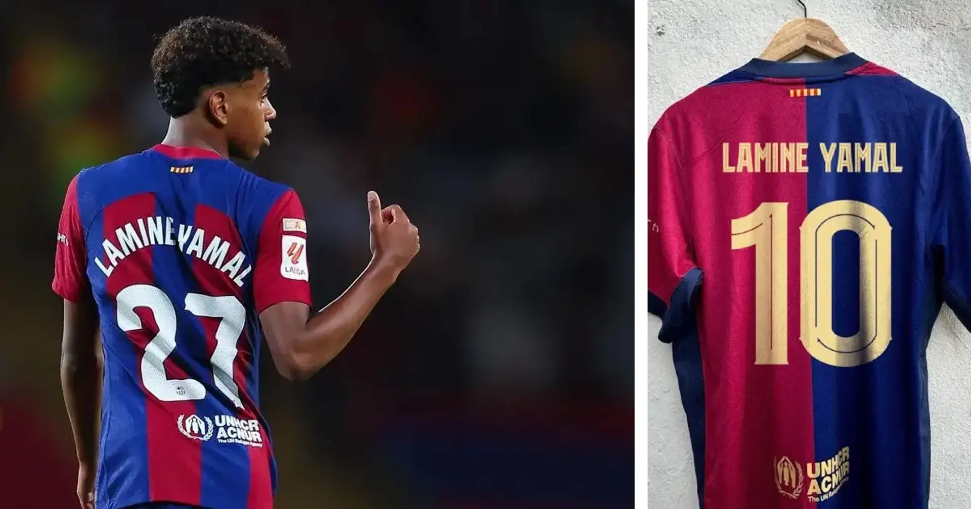 Lamine Yamal set to inherit Barca's iconic number 10 jersey next