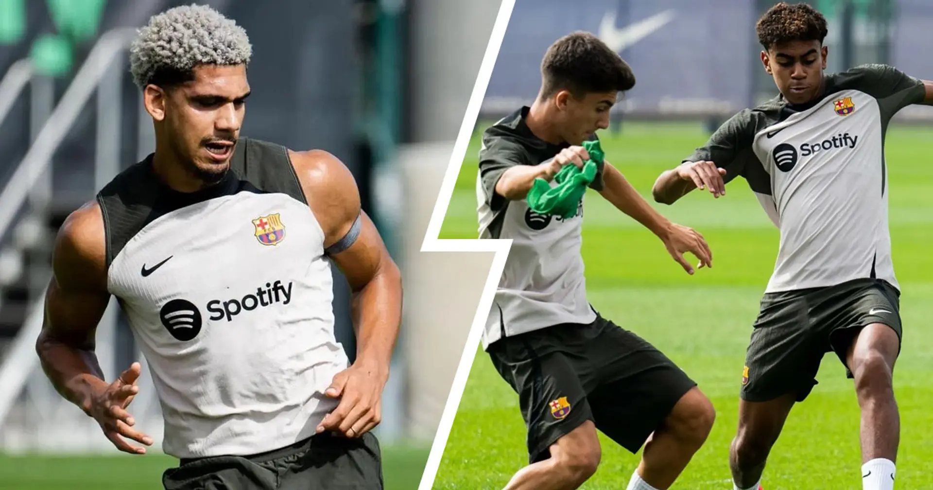 Araujo revient : 6 meilleures photos alors que les joueurs du Barça reprennent l'entraînement moins de 2H après la victoire vs Real Betis