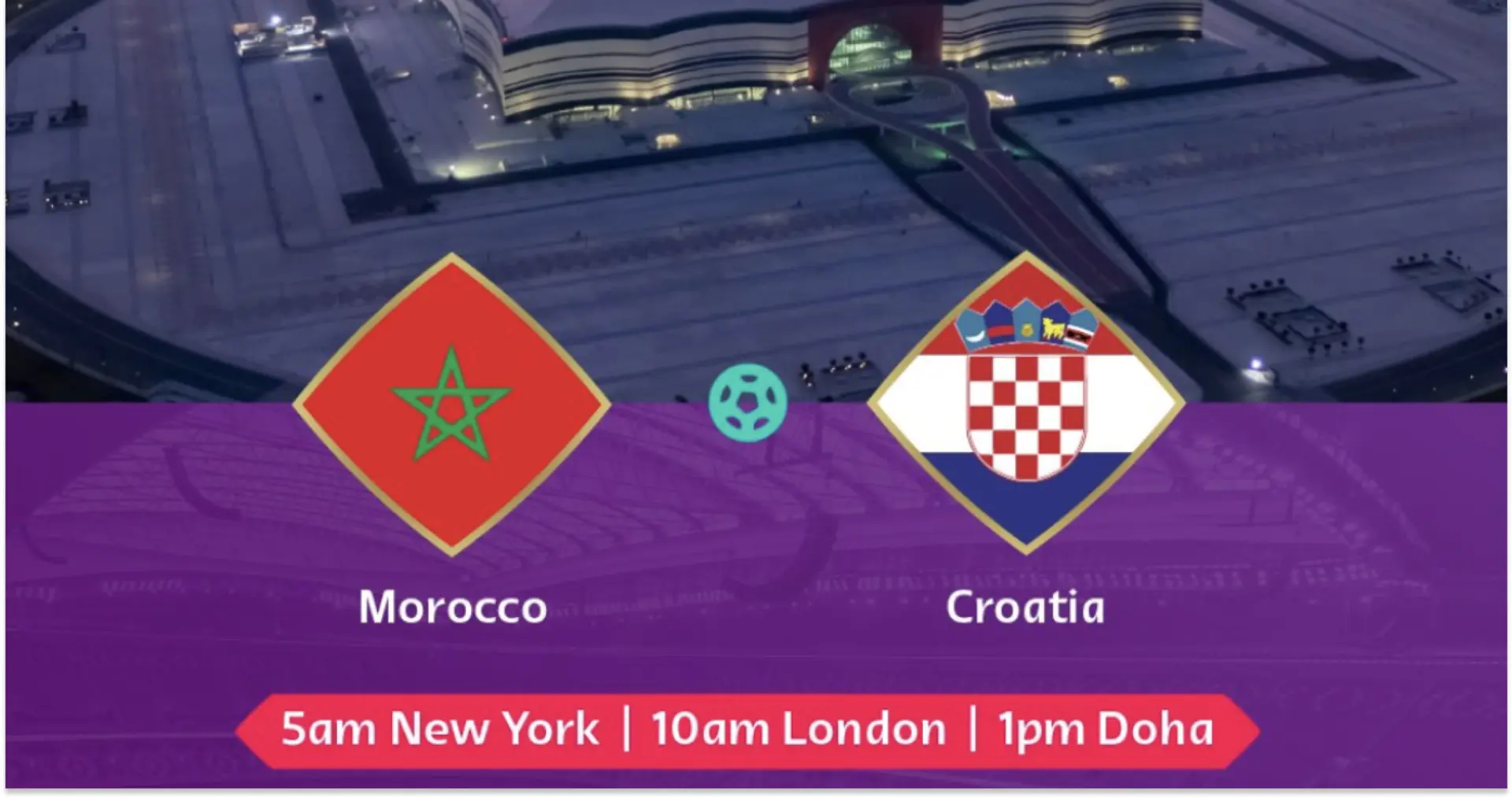 Marruecos vs Croacia: reveladas las alineaciones oficiales de los equipos para el choque de la Copa del Mundo