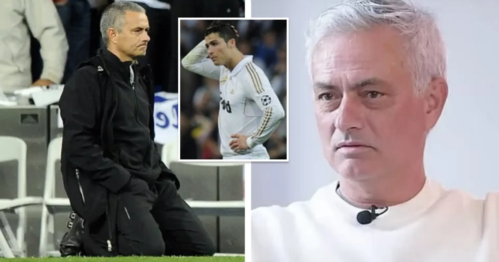 'The only time I ever did it': Jose Mourinho reveals crying after one Real Madrid defeat