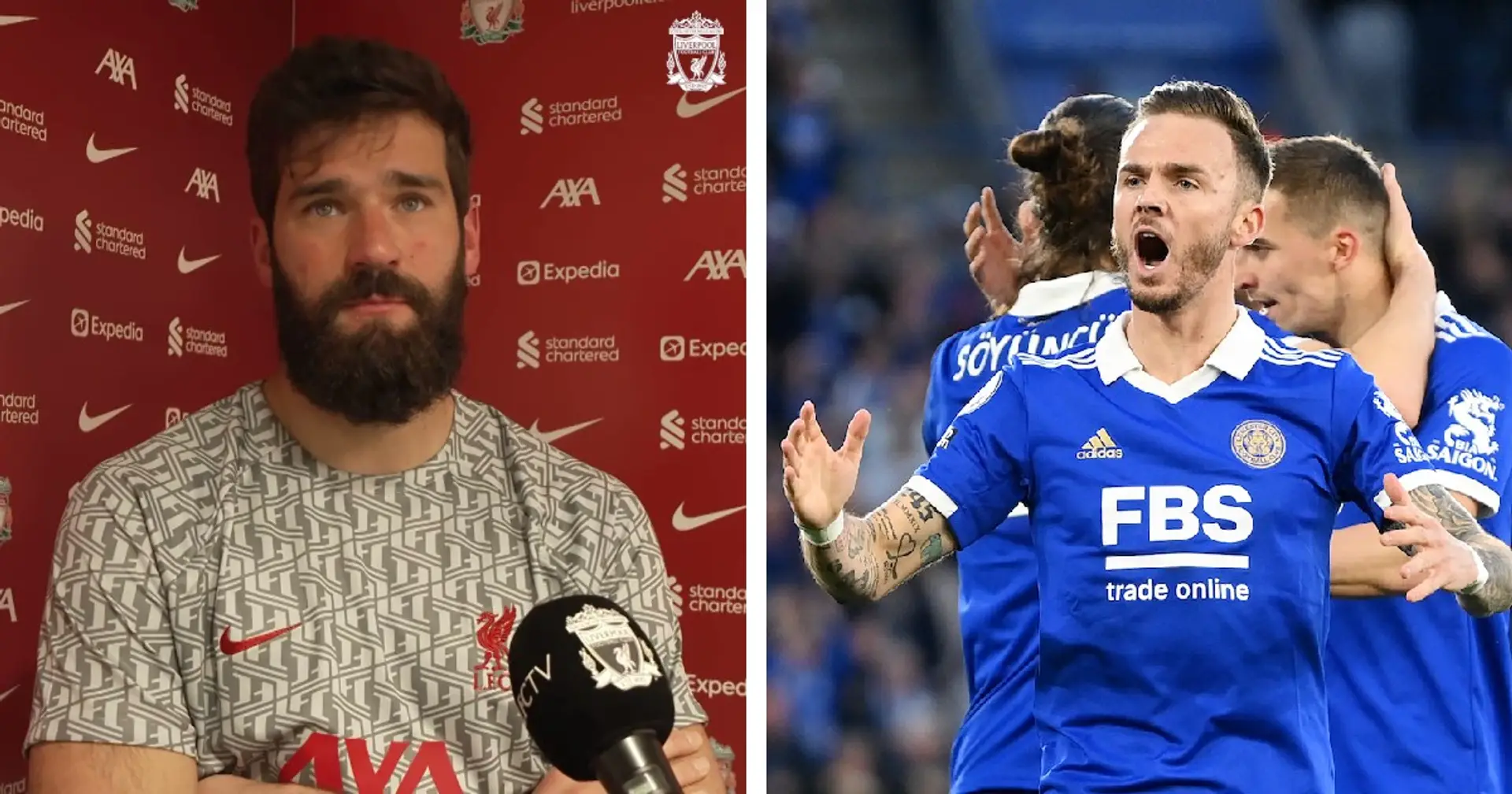 'They are going to be really strong because they are fighting for their lives': Alisson's warning ahead of Leicester clash