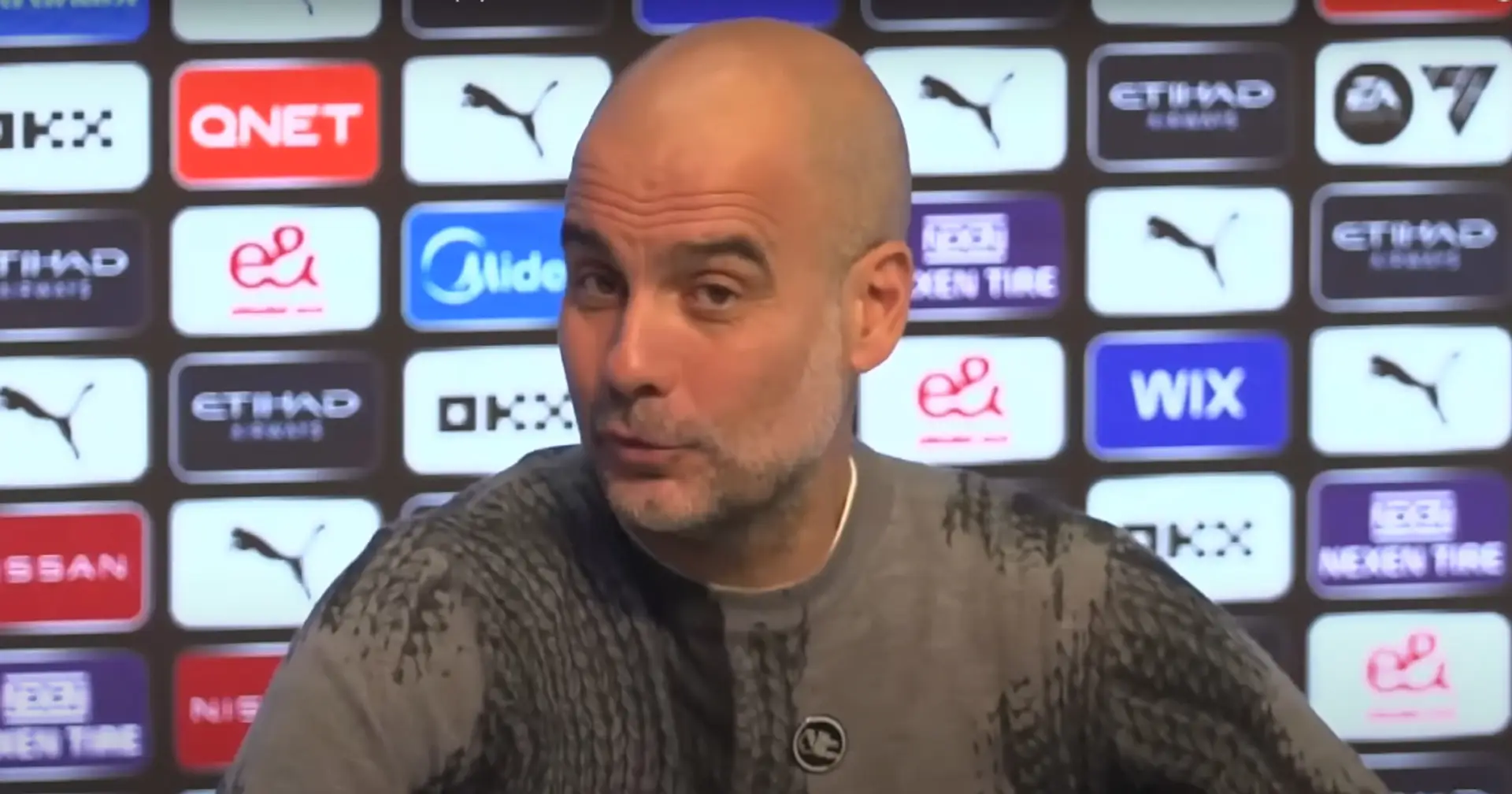 Pep Guardiola revealed the next Man City manager to players