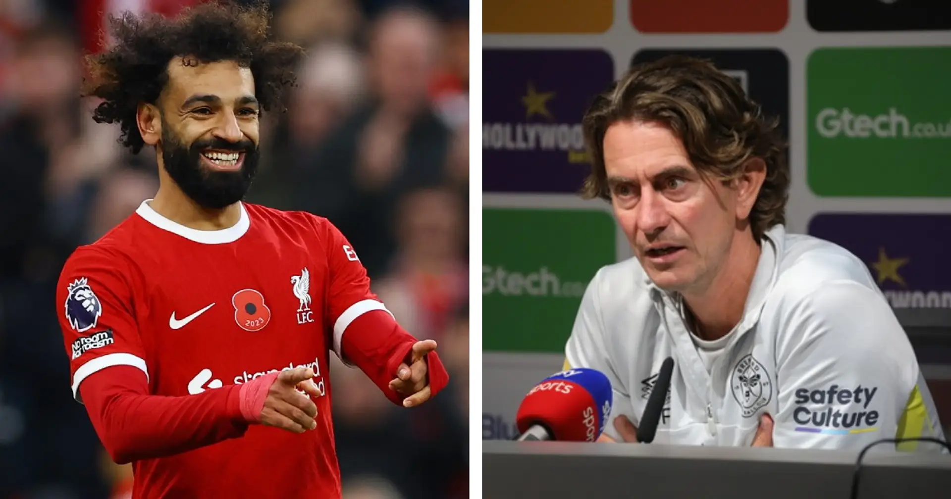 Brentford boss Thomas Frank says Salah among top three best attackers in the world