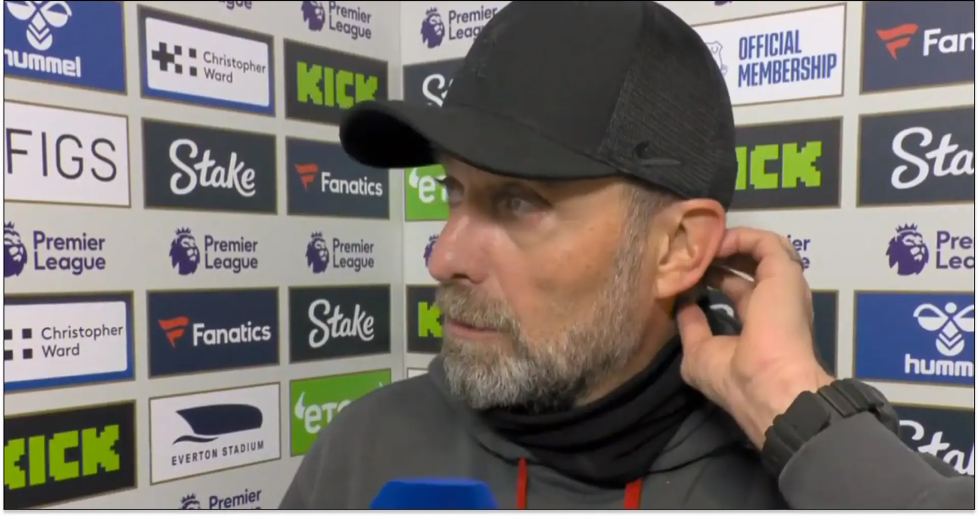 'One striker injured, another a father': Klopp on reasons for Everton defeat