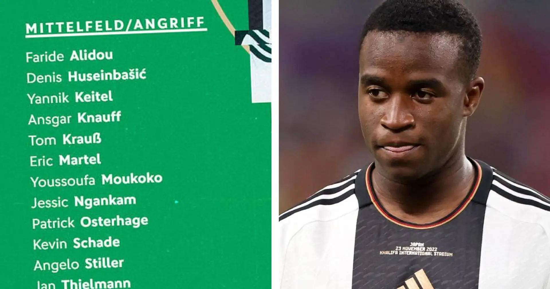 Bestätigt: Youssoufa Moukoko steht im vorläufigen Aufgebot Deutschlands für die U21-EM 