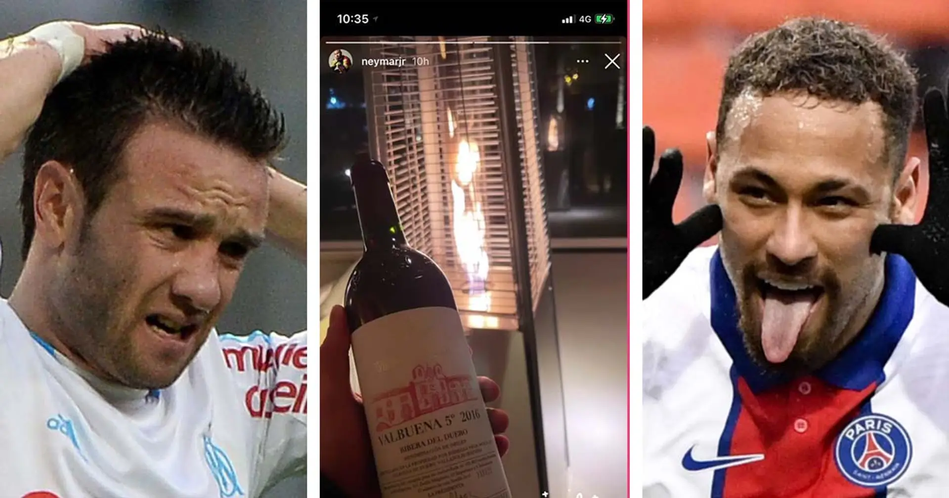 Neymar aperçu avec une bouteille de "Valbuena", un fan parisien place une vanne parfaite à l'endroit de l'OM