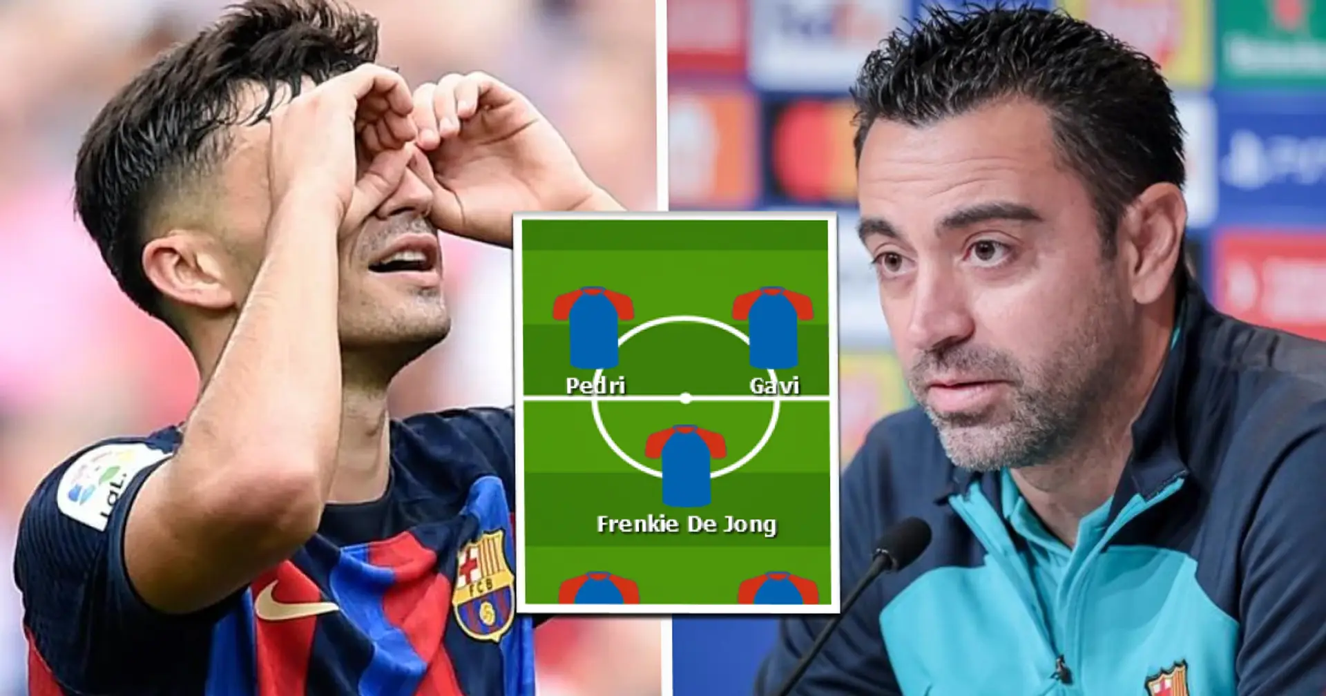 Xavi's best XI and best formation after 8 games shown in lineup