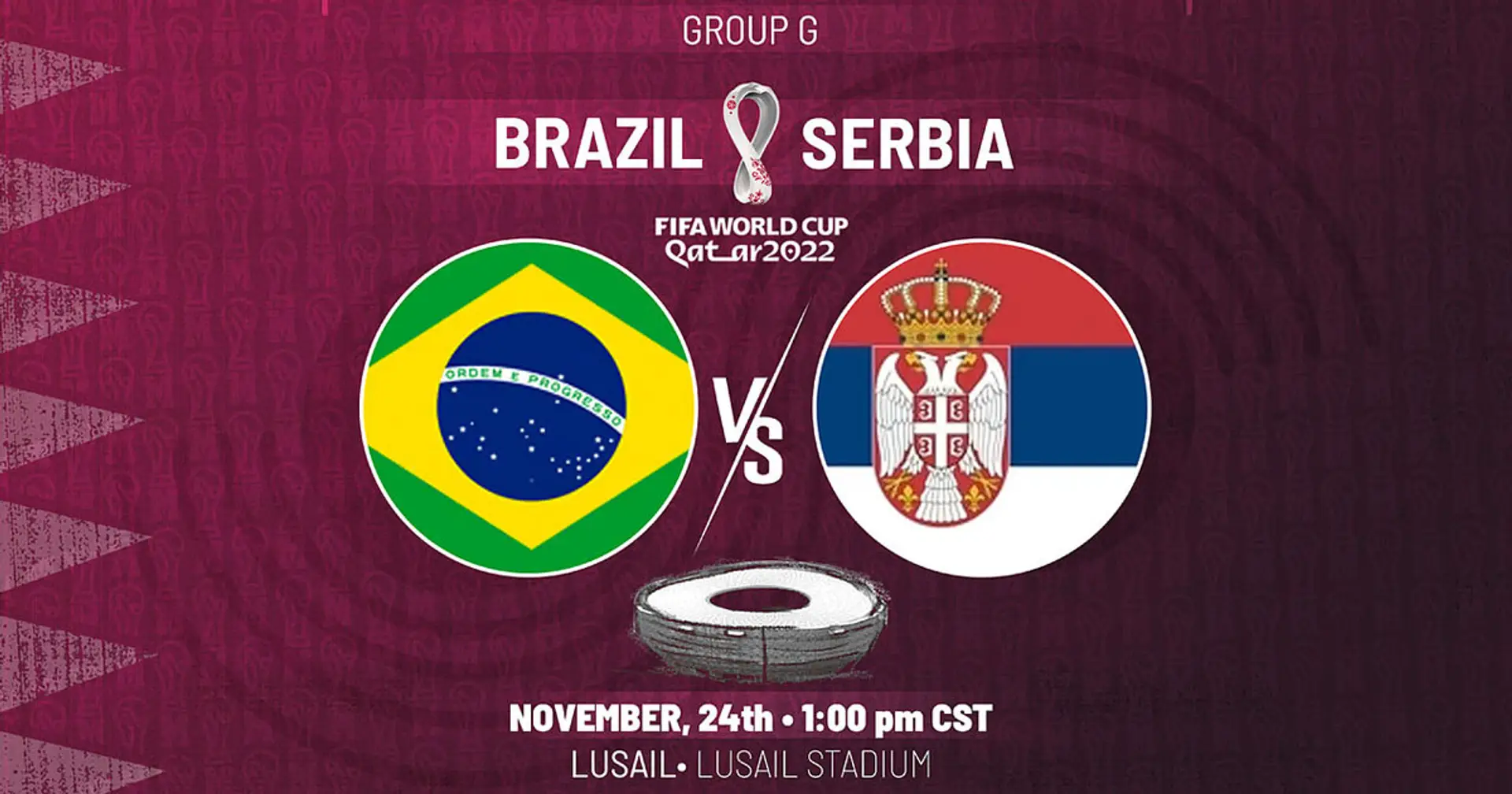 Brazil v Serbia: Official team lineups for the World Cup clash revealed