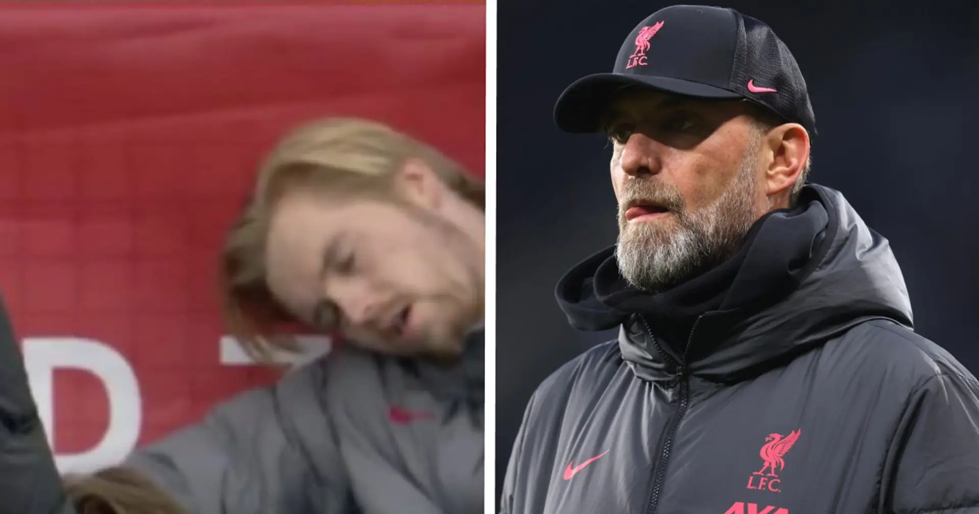 Recalling when Liverpool backup keeper Kelleher seemed to fall asleep on the bench — what happened 