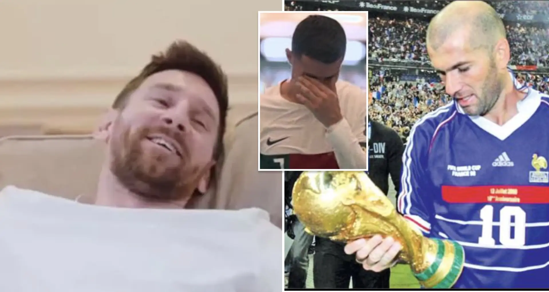 'Best thing ever, right?': Fans convinced Zidane and Messi are trolling Ronaldo over World Cup