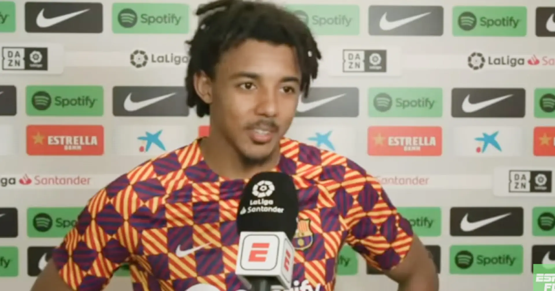 "Il est très explosif": Koundé s'exprime sur le jeune défenseur que le Barça envisage de vendre