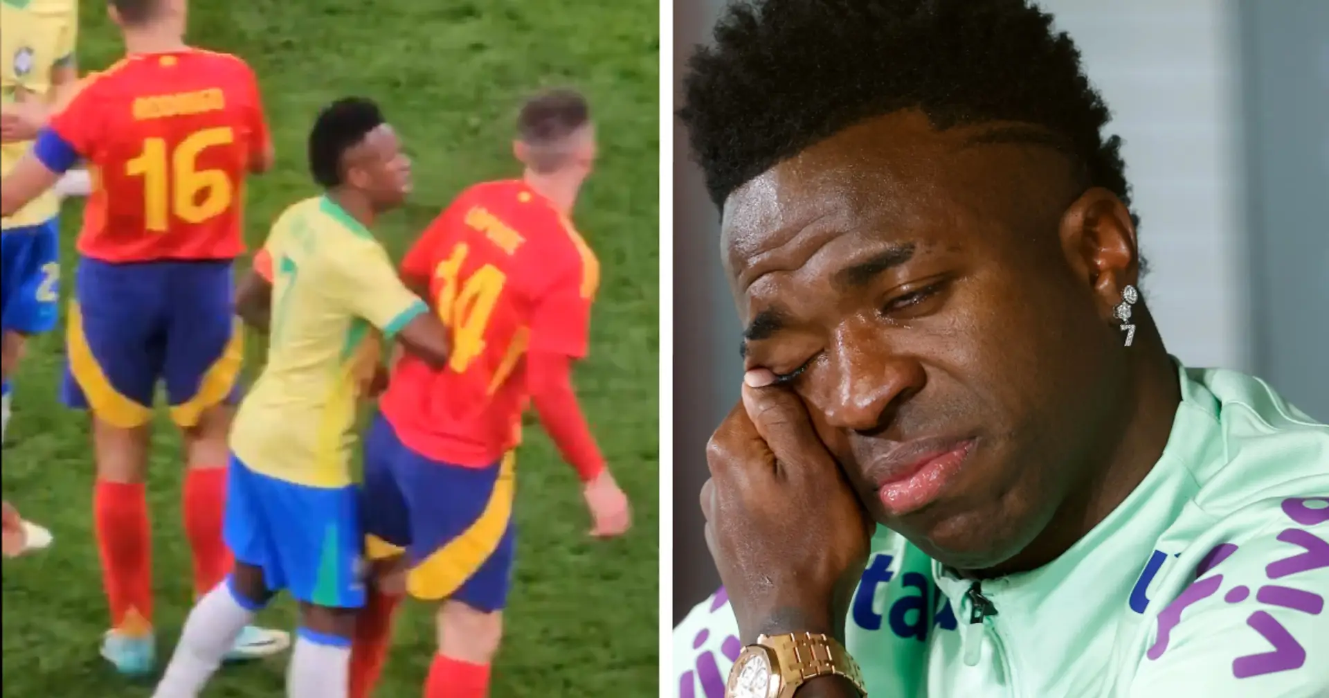 Spanish player taunts Vinicius on social media after unprovoked push