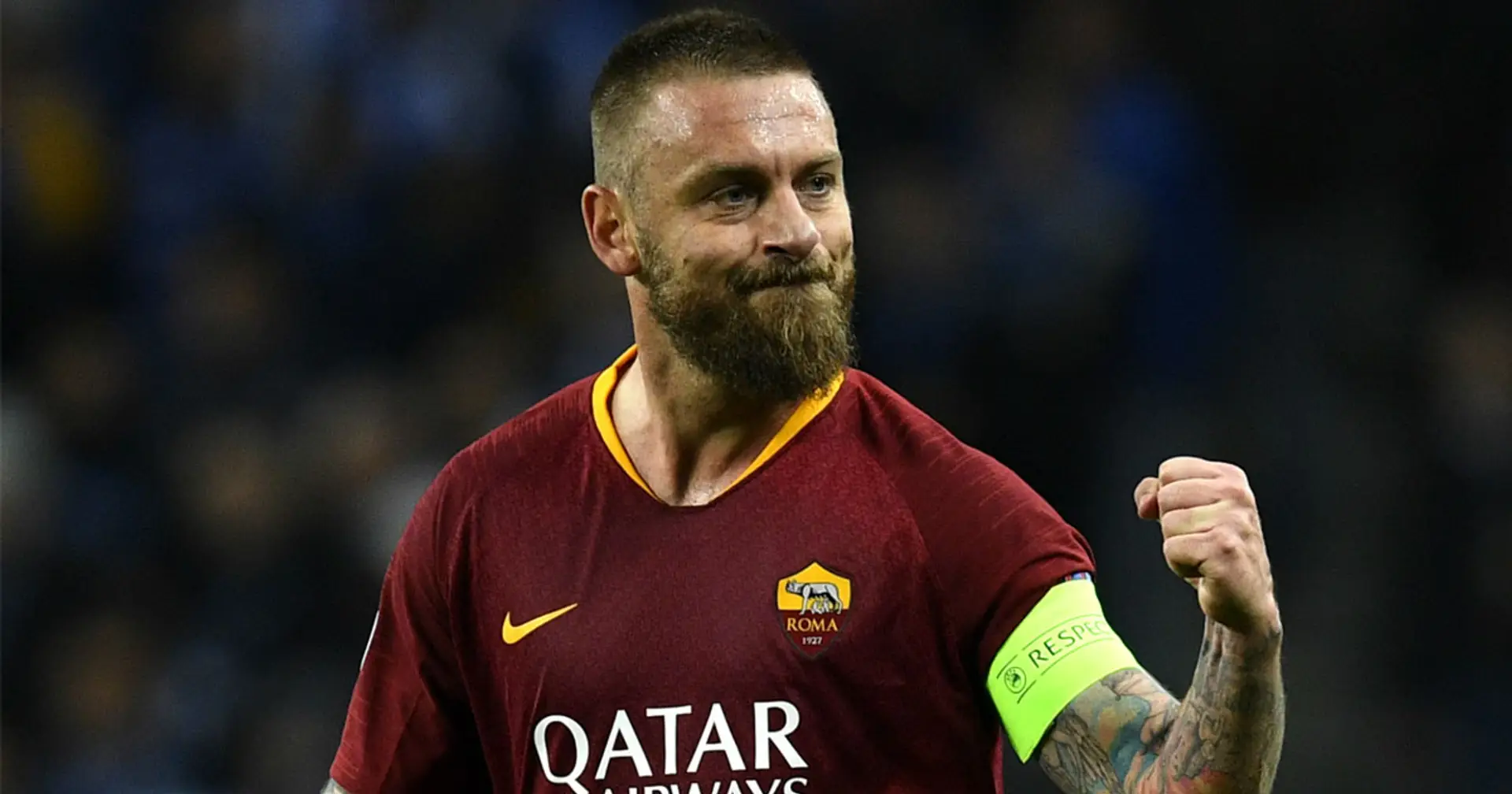 ‘I’ve always loved them since I was a kid’: Roma legend Daniele De Rossi reveals he wished to play for United