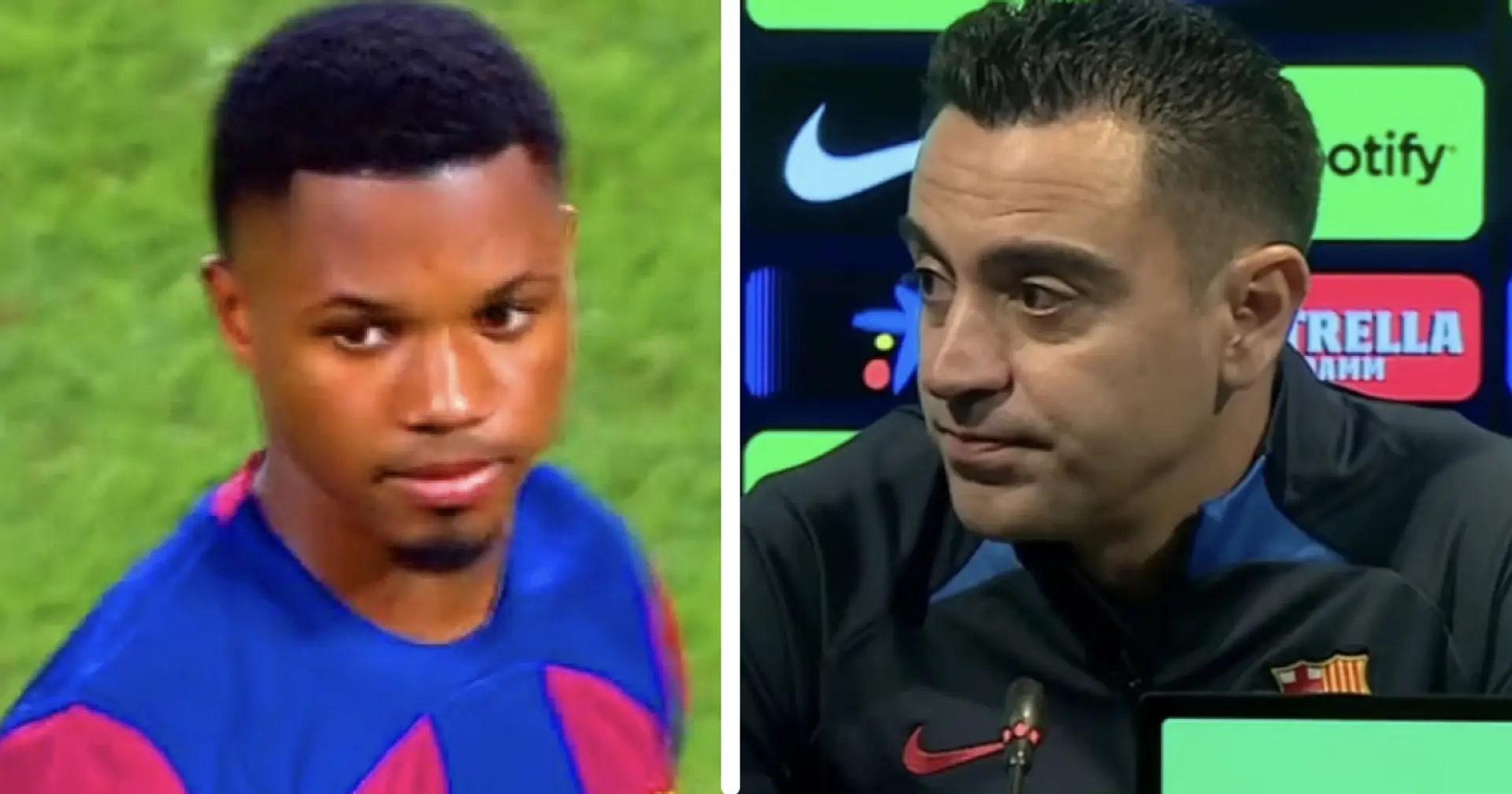 'They are in the same situation': Xavi mentions two important players who could leave Barca this month