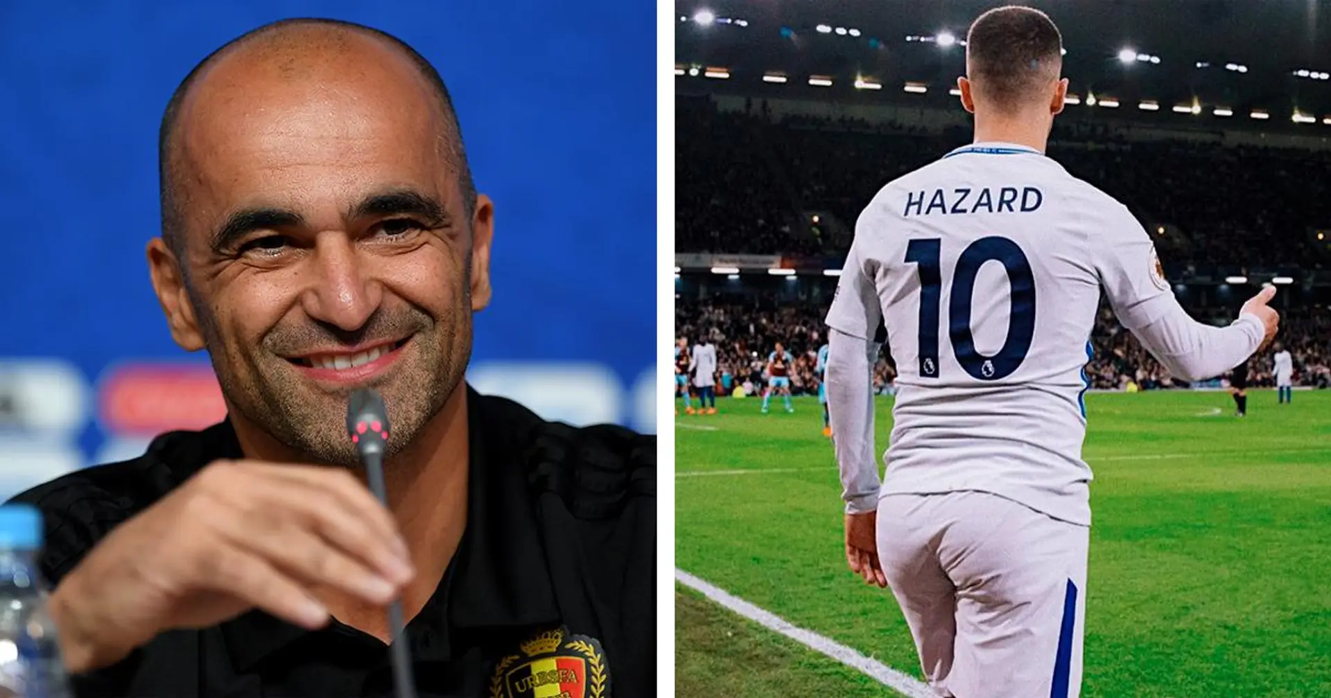 Quand Eden Hazard est en forme, ce n'est pas du tout grâce à ses fesses - selon le sélectionneur belge Roberto Martinez