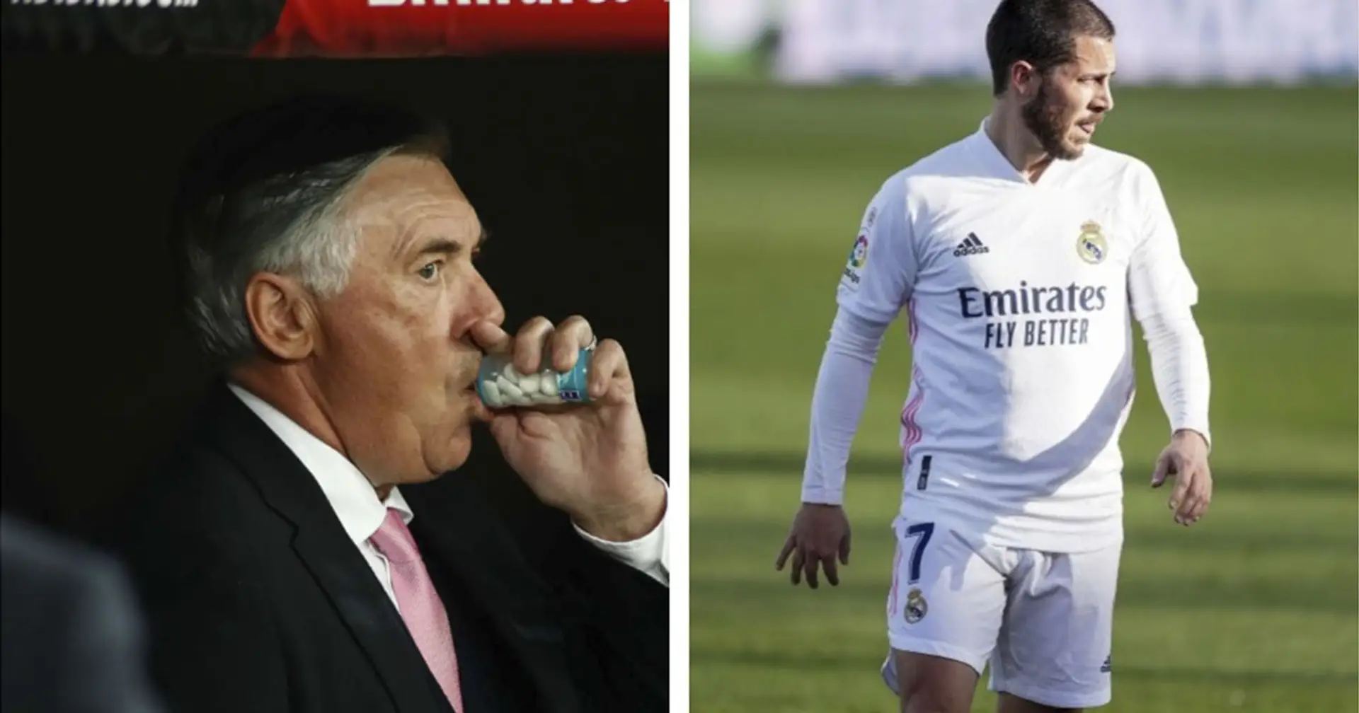 Ancelotti hat Hazard endgültig aufgegeben: Der Belgier zieht sich für Spiele nicht mehr um, auch wenn er im Kader steht  