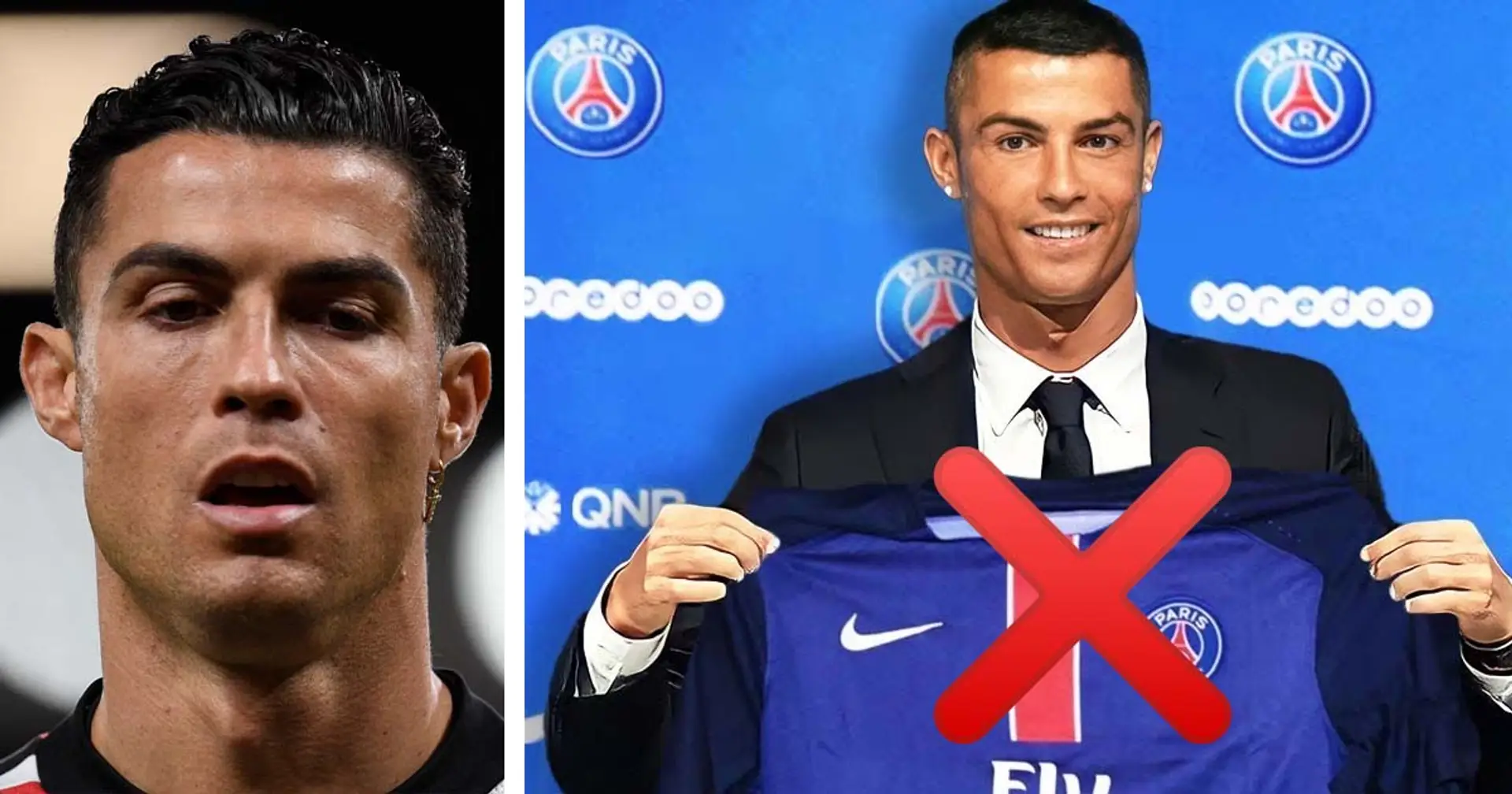 Le PSG ferme la porte définitivement à Cristiano Ronaldo (Fiabilité: 5 étoiles)