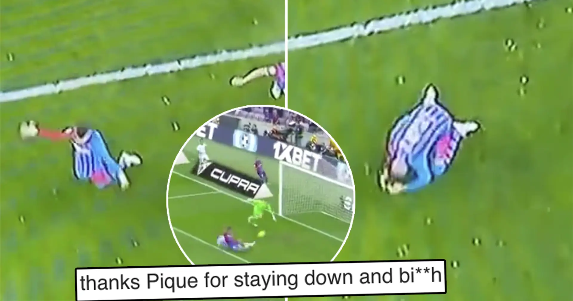 'El mejor momento del partido': los madridistas trolean a Piqué tras sus quejas en el área se convierten en el gol de Lucas