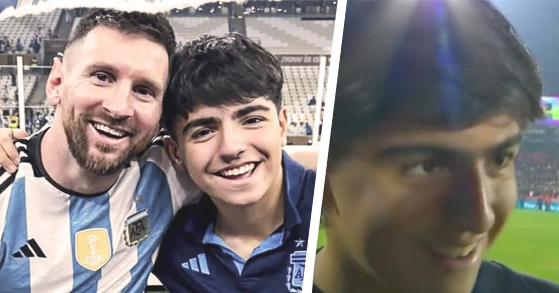 😰"Meine Hände zittern, wenn ich ihn begrüße": Agüeros Sohn gibt zu, dass er sich nie an die Freundschaft seines Vaters mit Lionel Messi gewöhnt hat