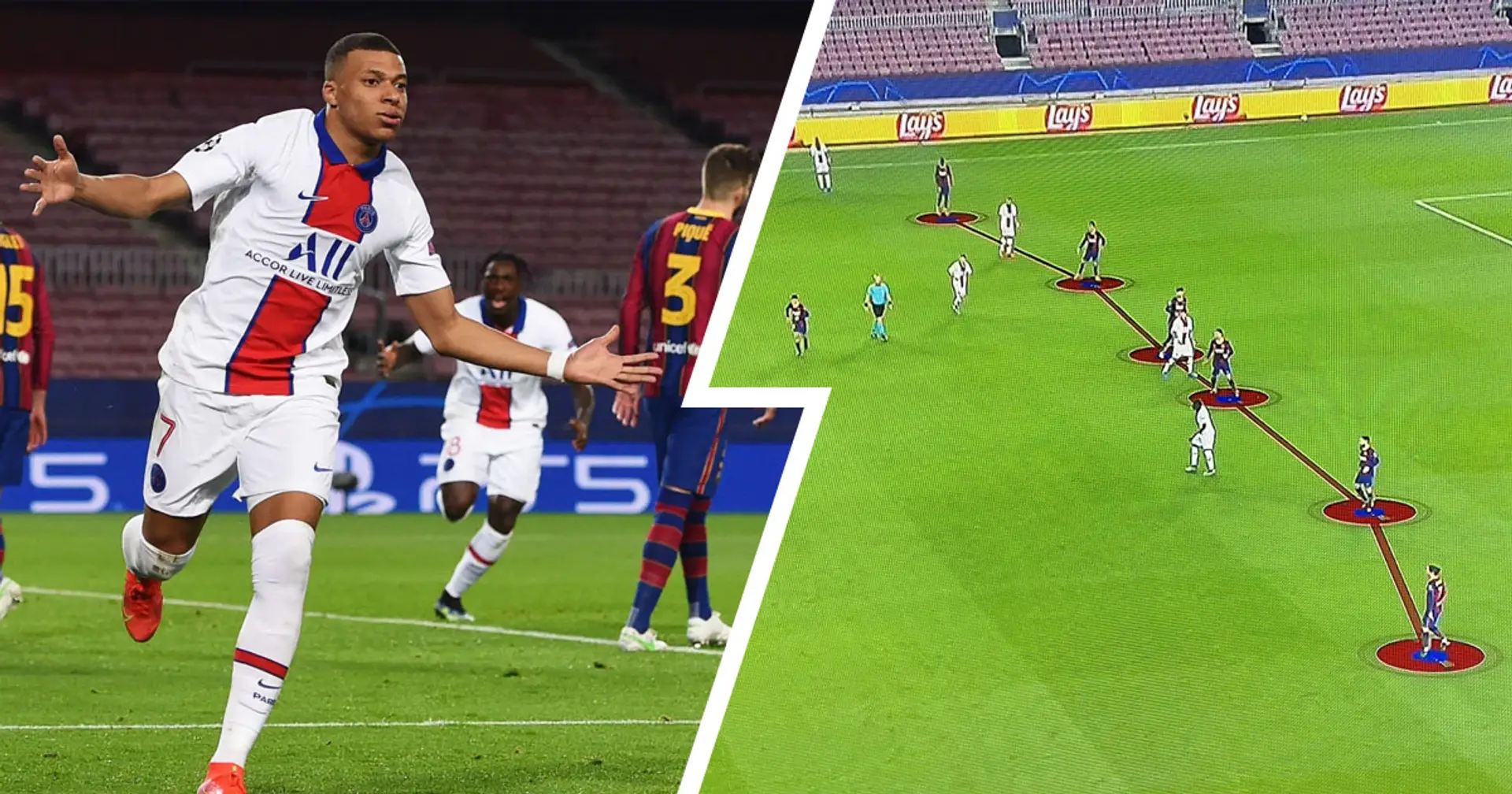 ‘What the hell is that?’: Barcelona ridiculed for shocking set-up before Mbappe’s second goal