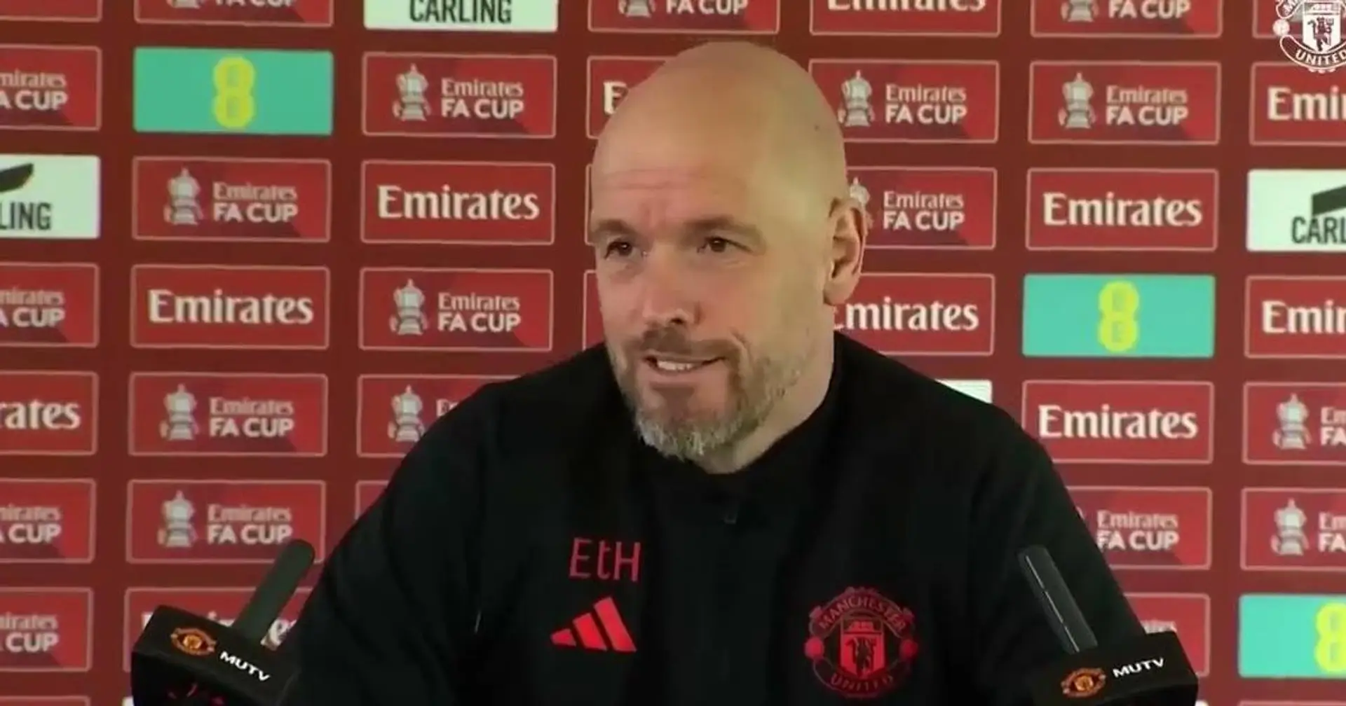 Ten Hag fires message to Man United squad: 'Earn the right to play FA Cup final' 