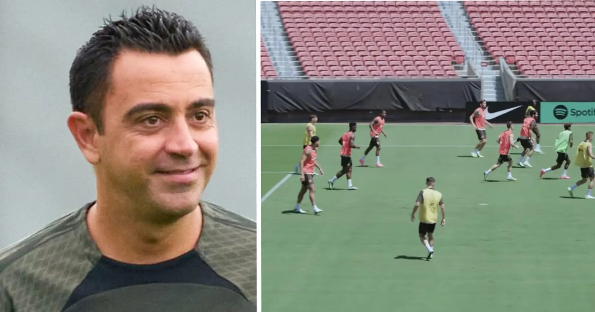 'A Beast and The Monster': Xavi testing new centre-back pair in Barca training – Spotted