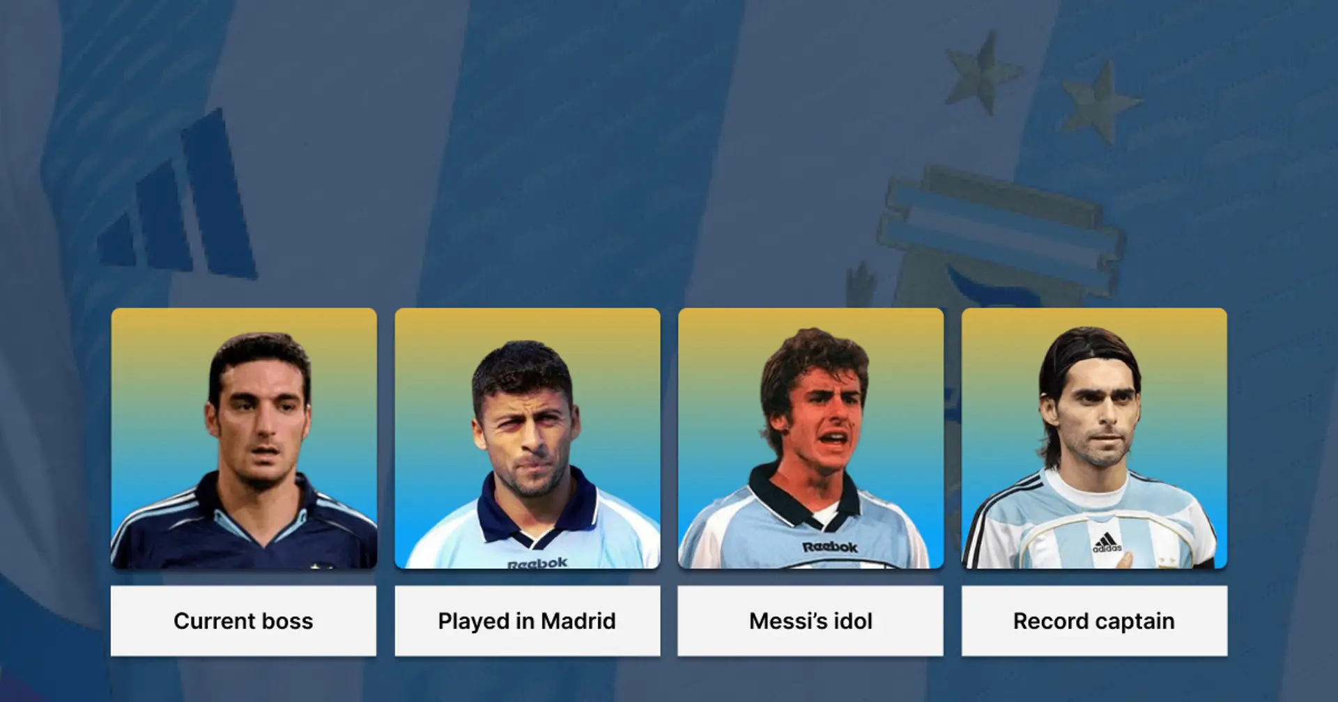 Messi's idol, ex-Madridista & 2 more: Argentina coaching staff explained - legends only
