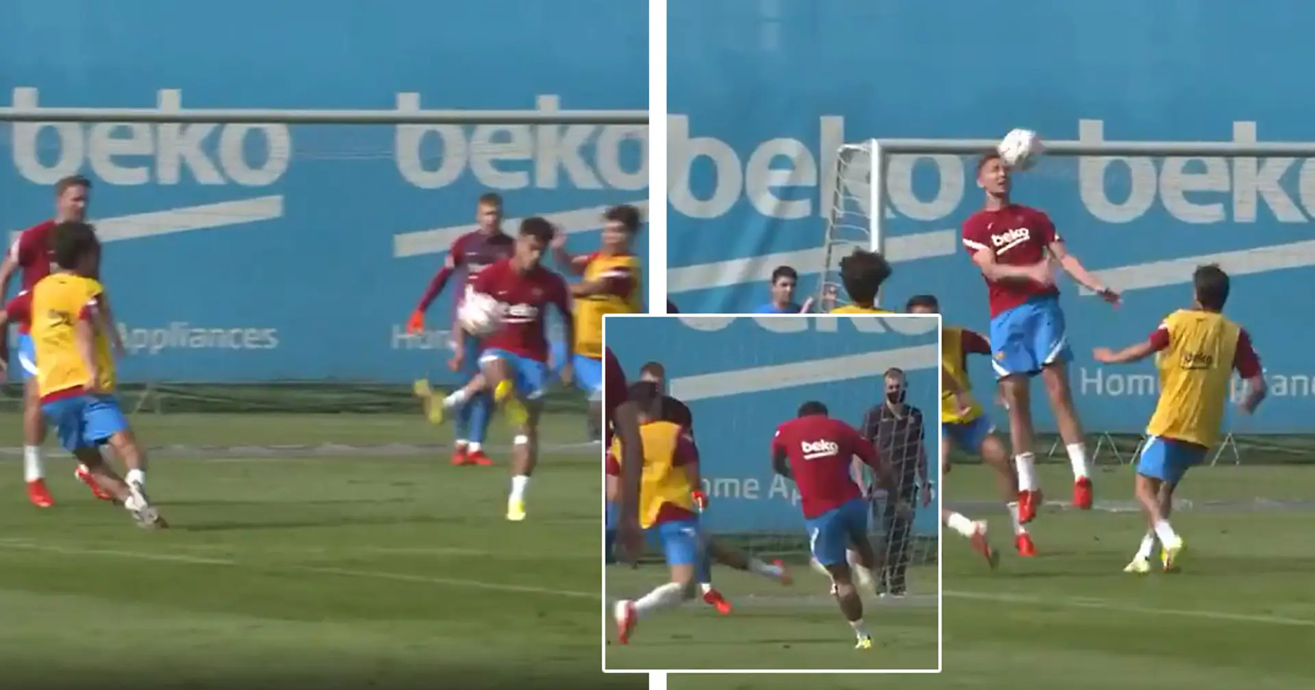 New top duo forming? Luuk de Jong and Coutinho link up for incredible goal in training (video)